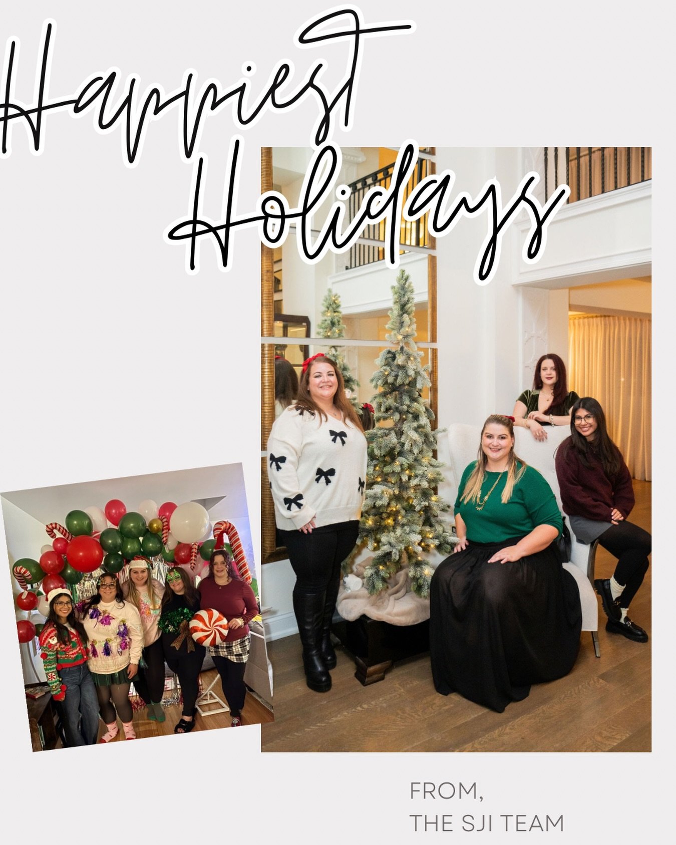 Happiest Holidays from the SJI team! 🎄✨