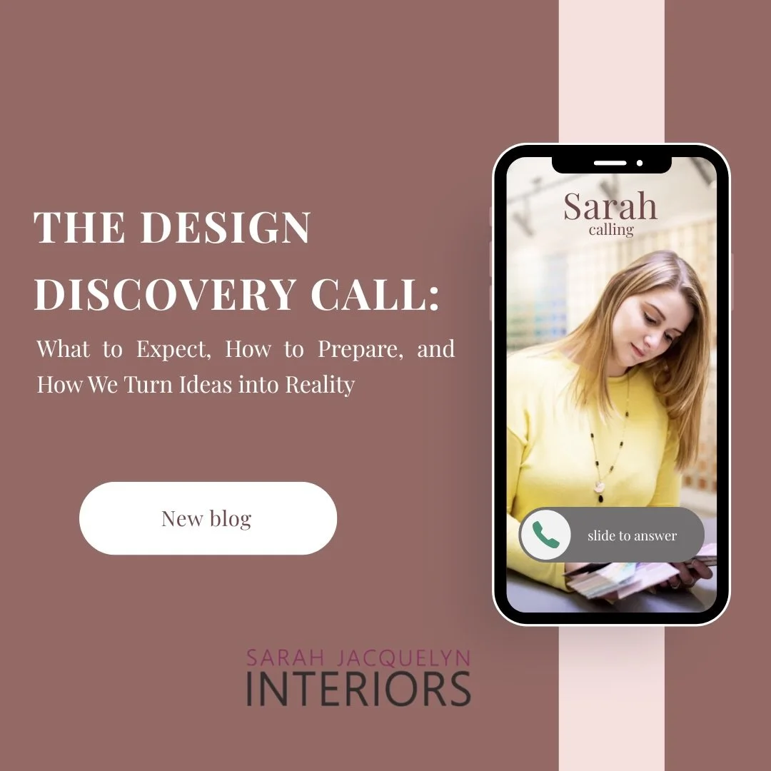 It all starts with a conversation. Our complimentary 30-minute Design Discovery Call helps define your vision and the best design path for your home 📞✨ 

Schedule your call today - link in bio!