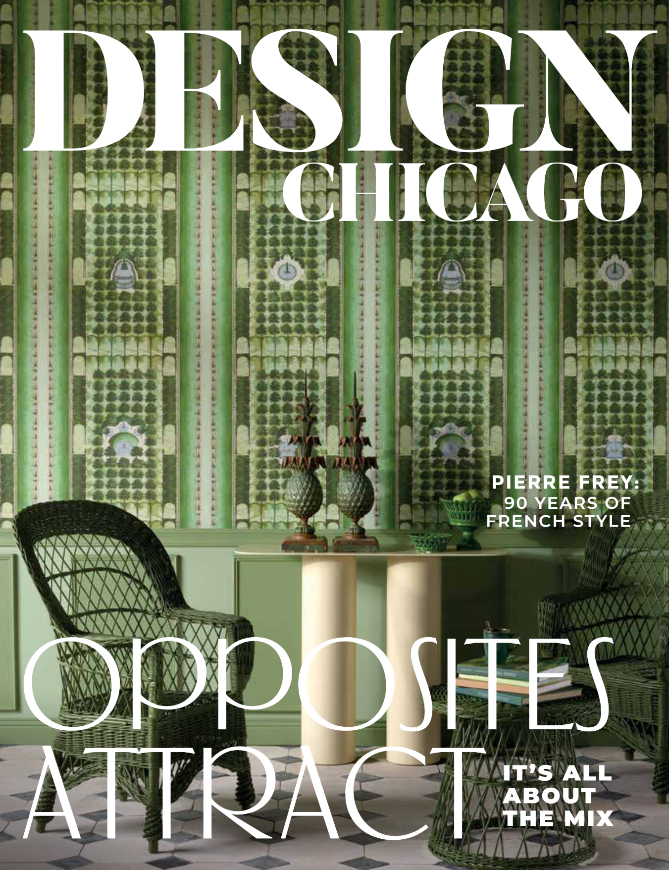 Jewel-toned powder room, CHicago interior designer