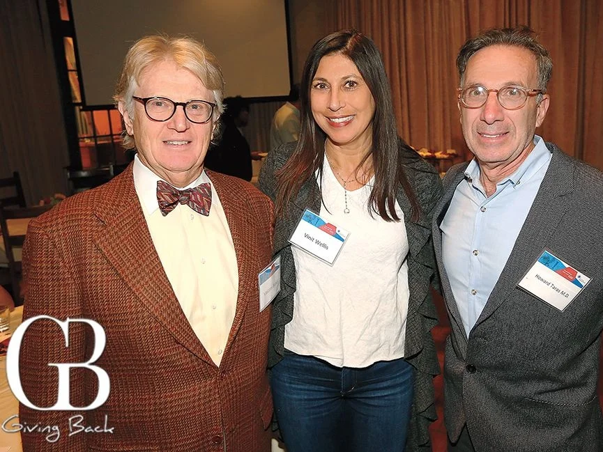 Malcolm Bund , Vinit Wellis, M.D., and panelist Howard Taras