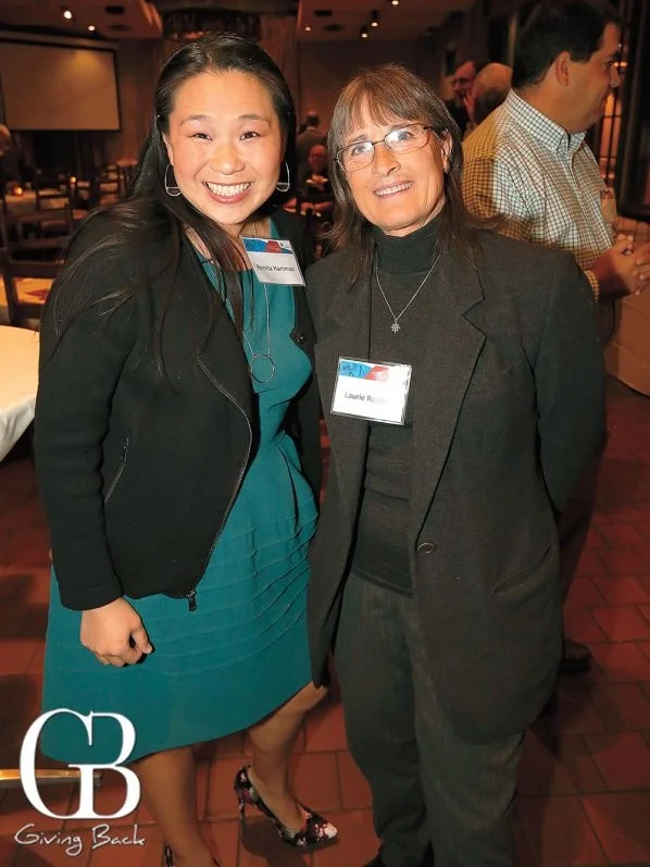 Benita Hartman and philanthropist Laurie Roeder