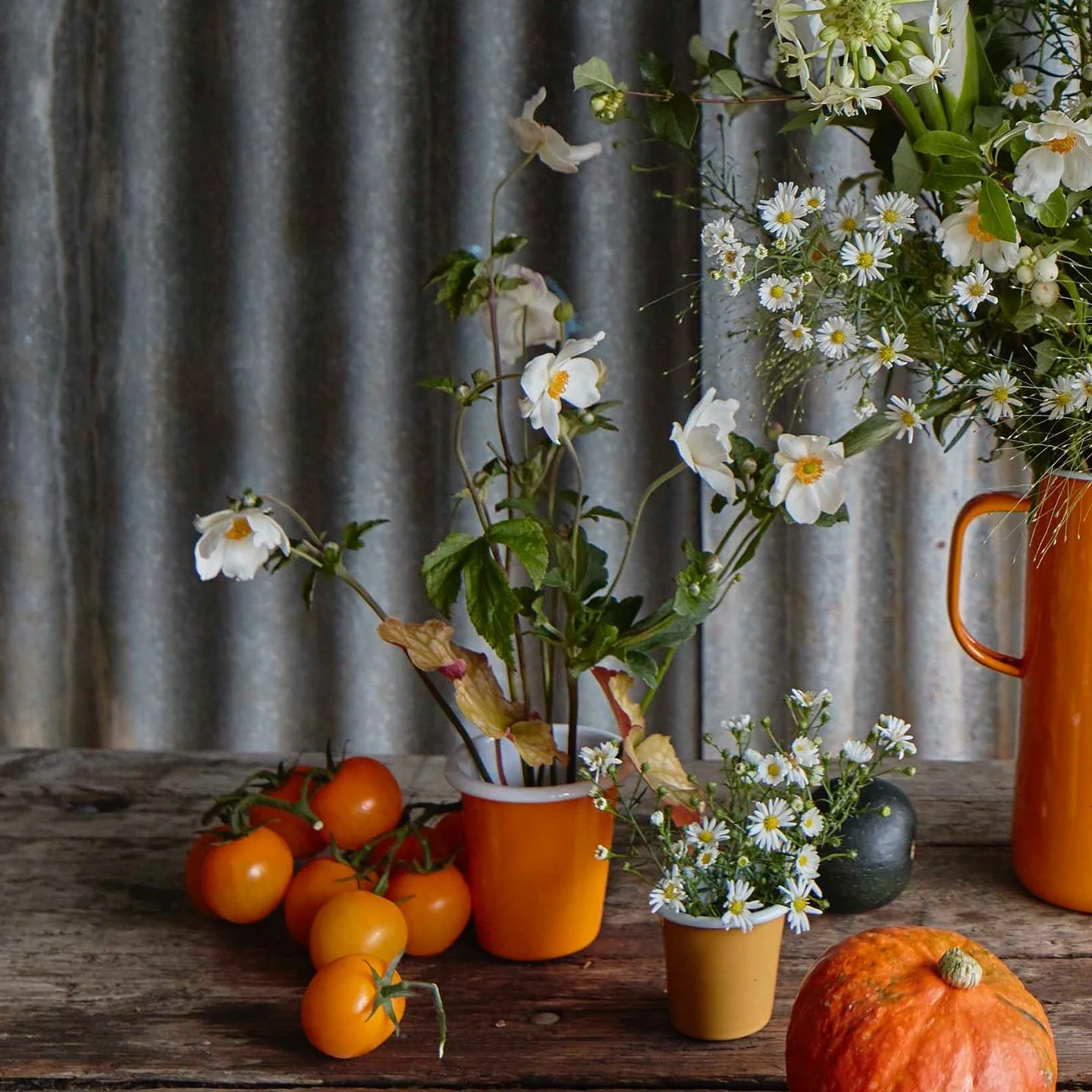 Orange is so beautiful at this time of year. 🍊🧡
#orange 
#autumn 
#falconware 
#kingfisherfarmshop