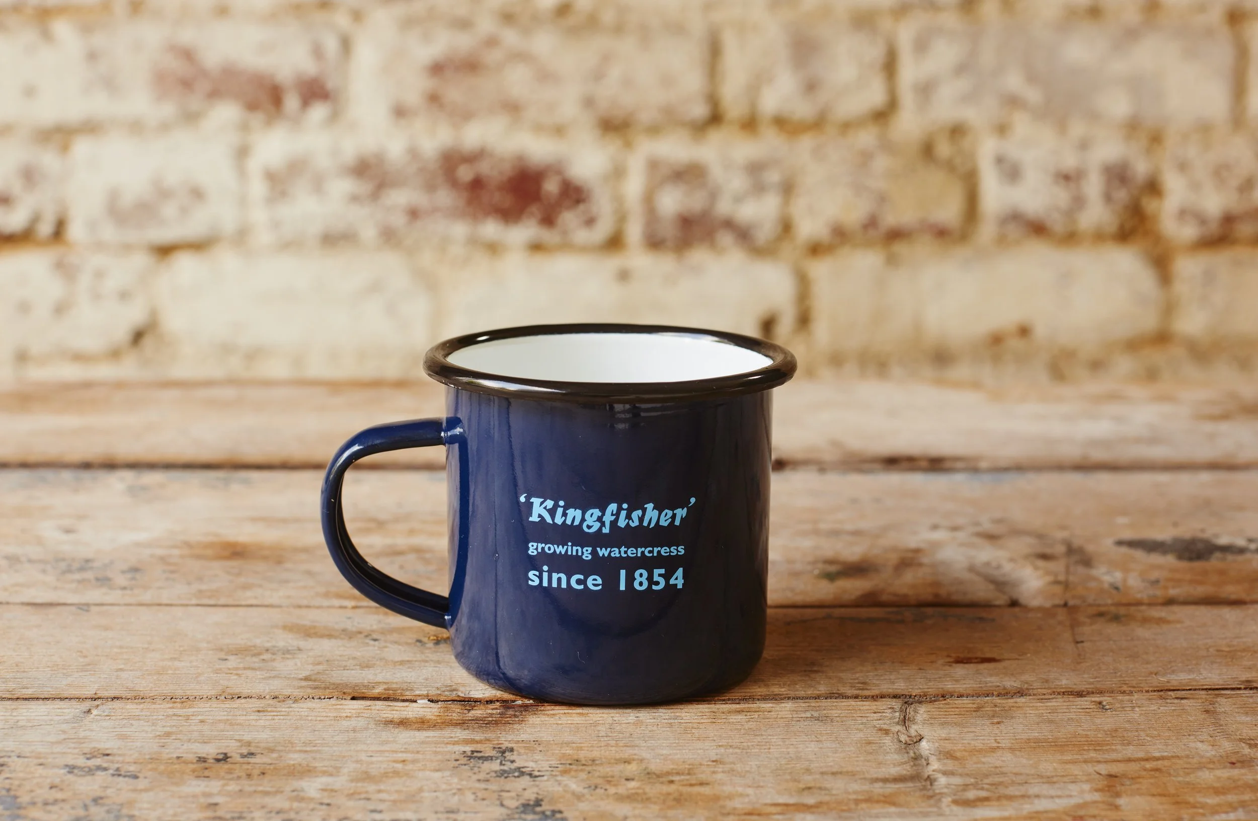 The Kingfisher Mug - growing watercress since 1854