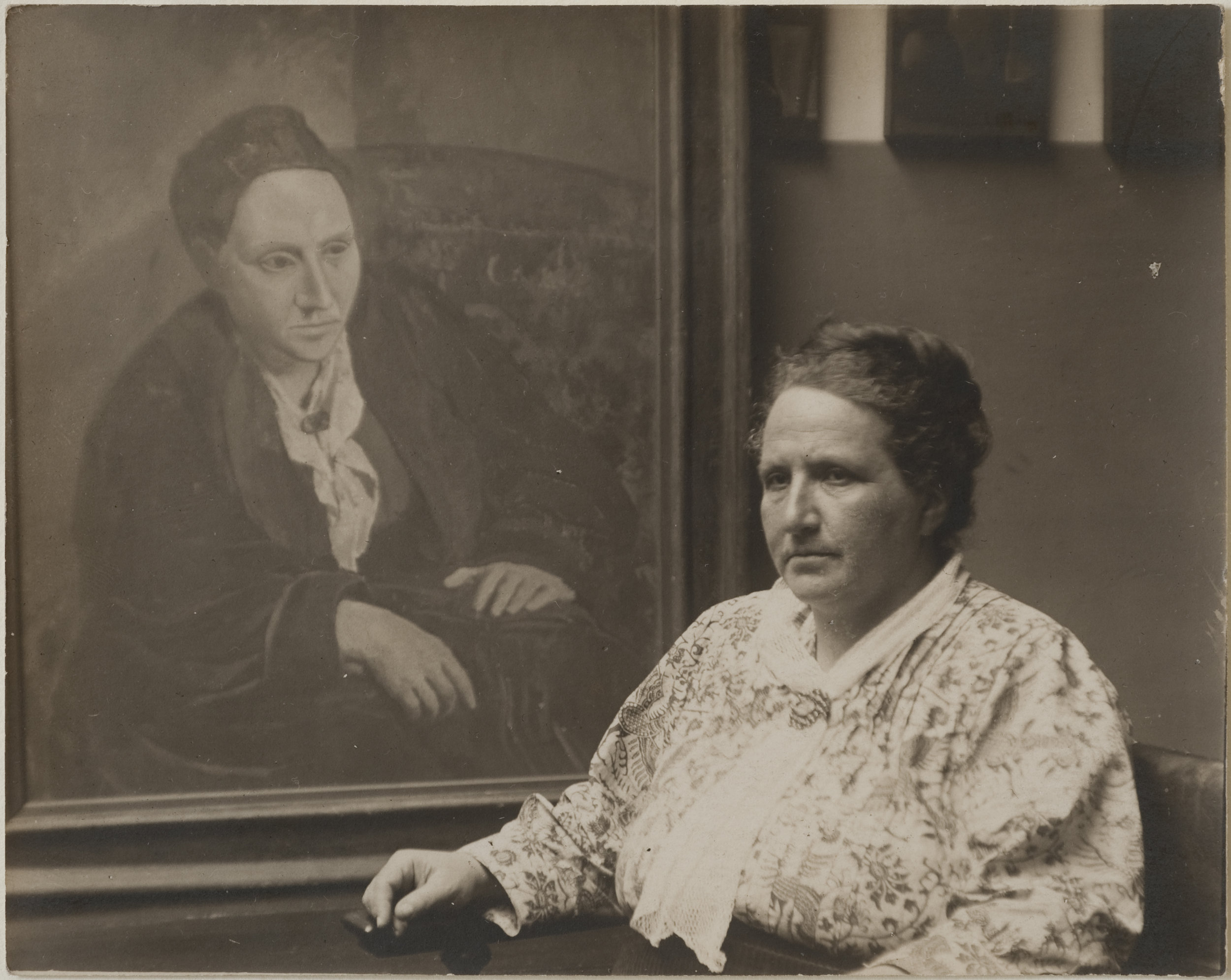 Gertrude Stein & Picasso's Portrait, 1922