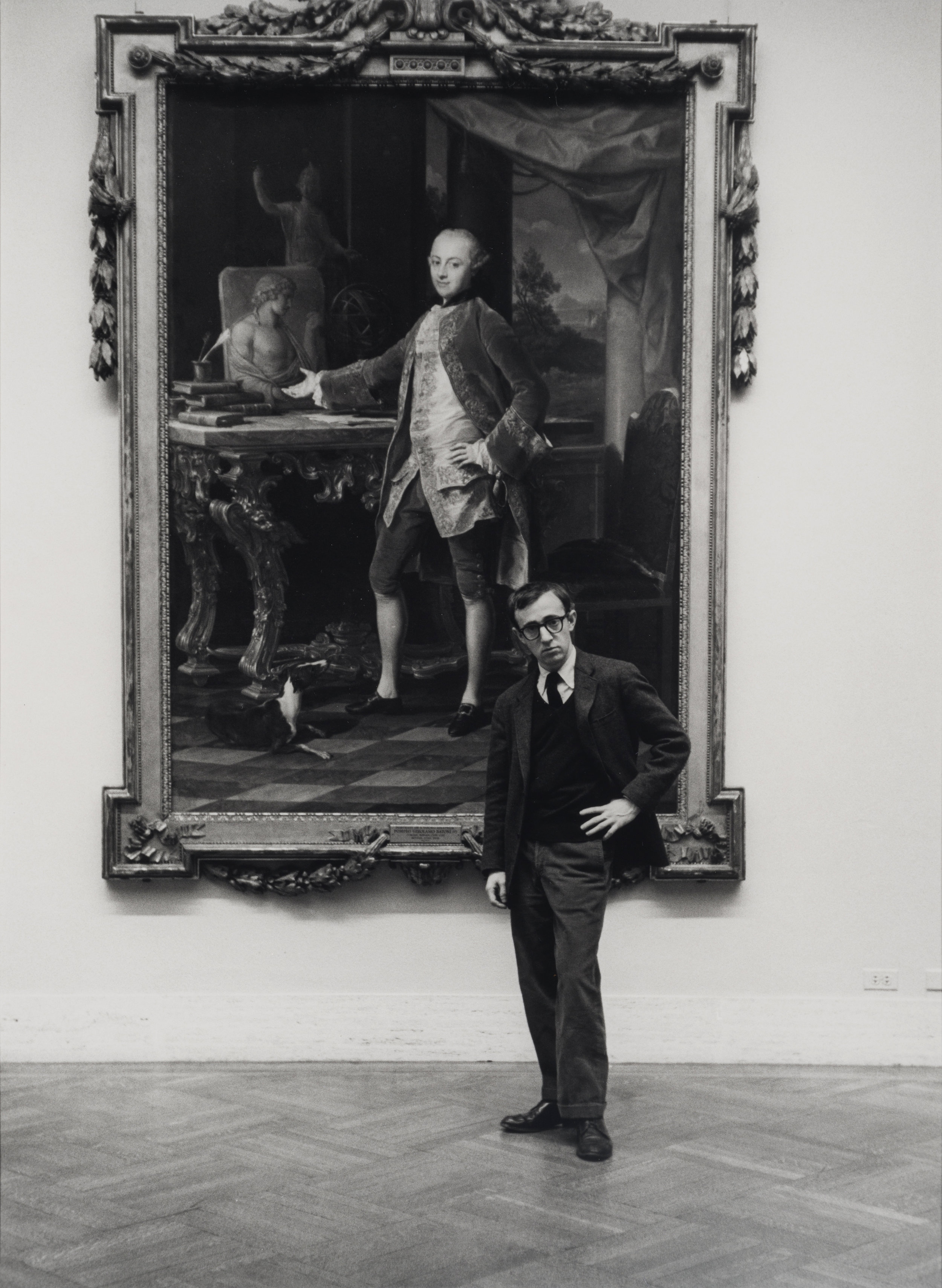 Woody Allen at the Metropolitan Museum, 1963