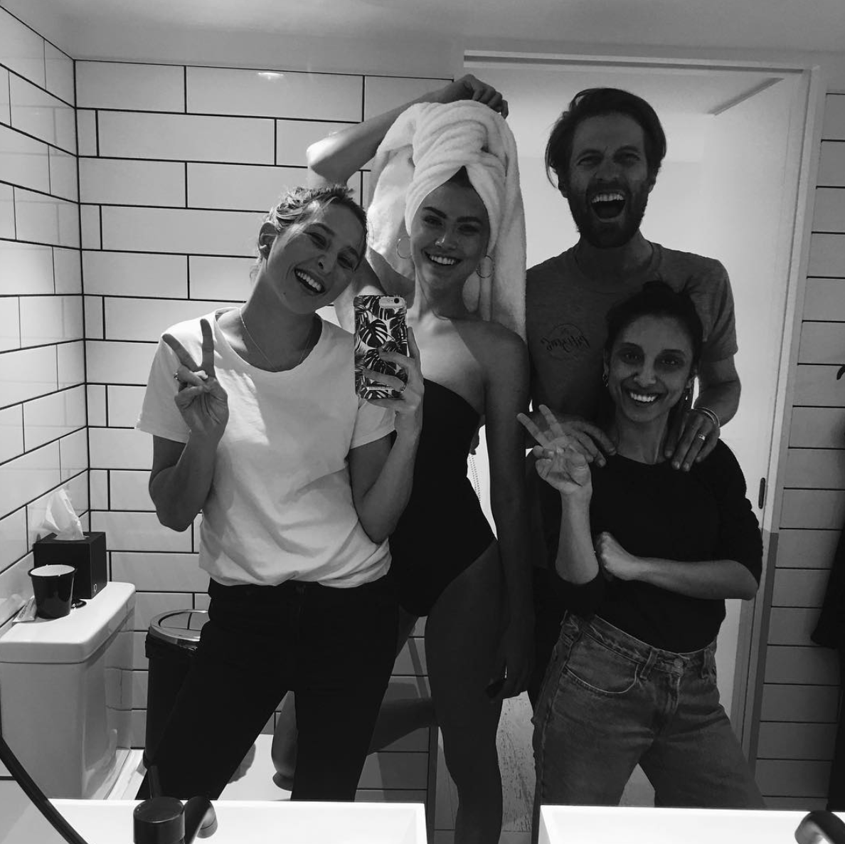 Content shoots behind the scenes with the team