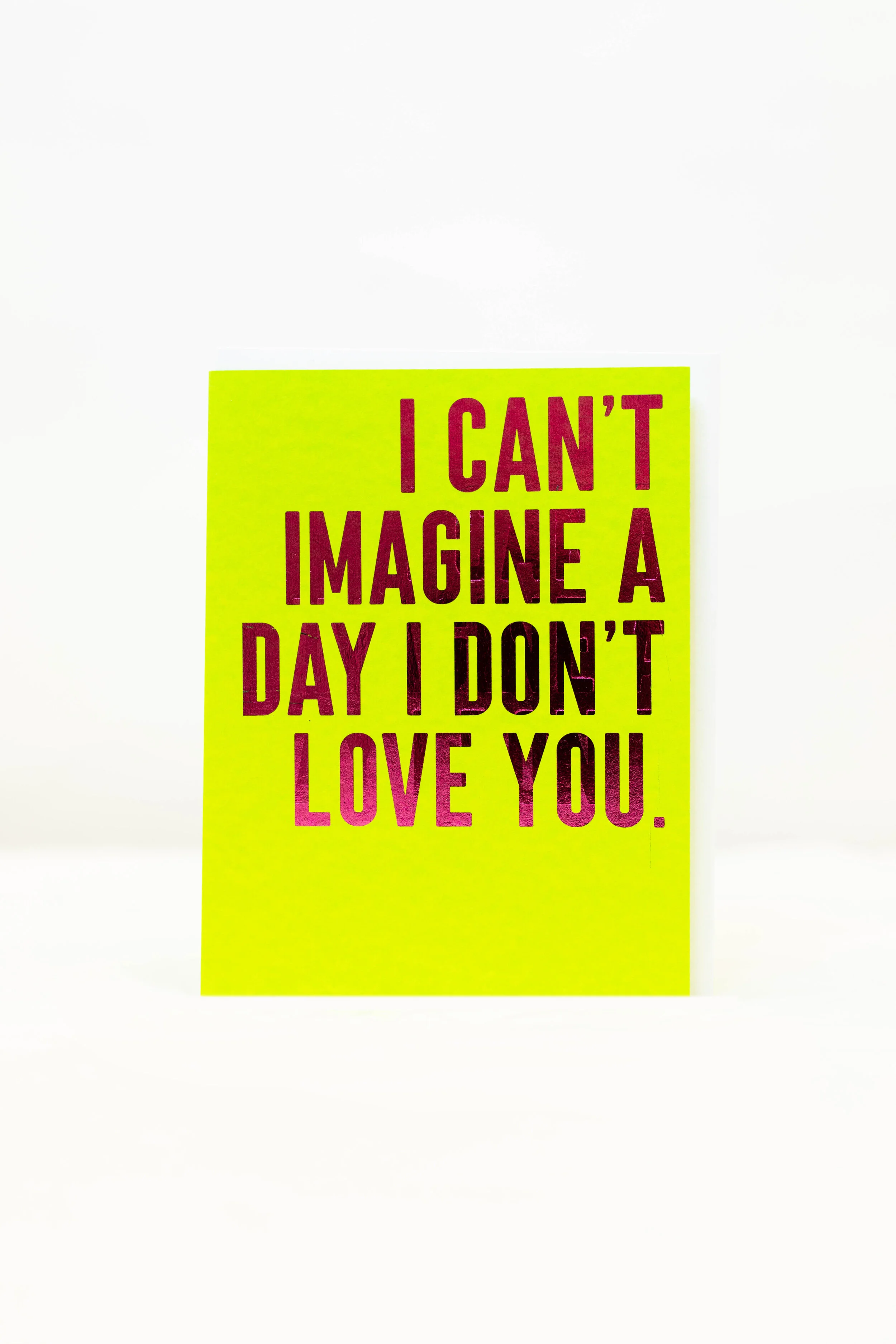 I Can't Imagine a Day I Don't Love You