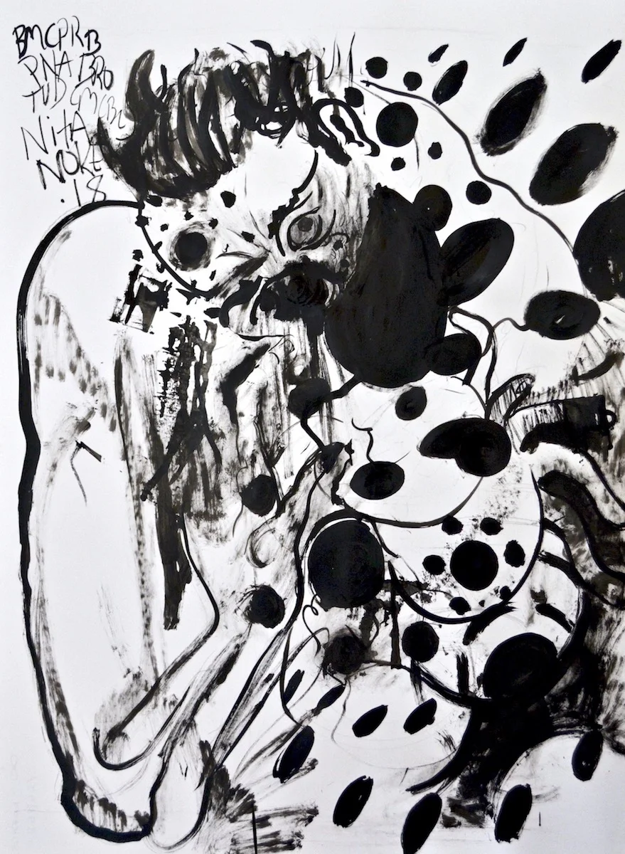 Ill Humors 22”x30” Ink on Paper 2018