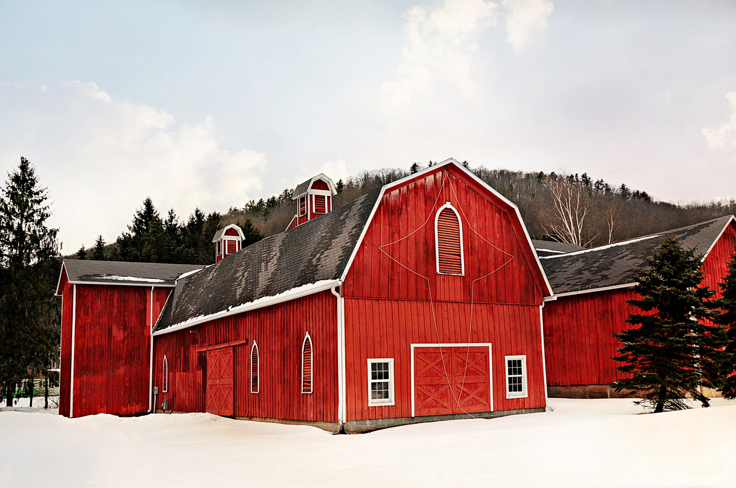 red barn