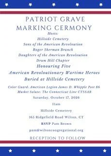 PATRIOT GRAVE MARKING CEREMONY