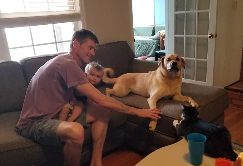 Rob and John with Maverick
