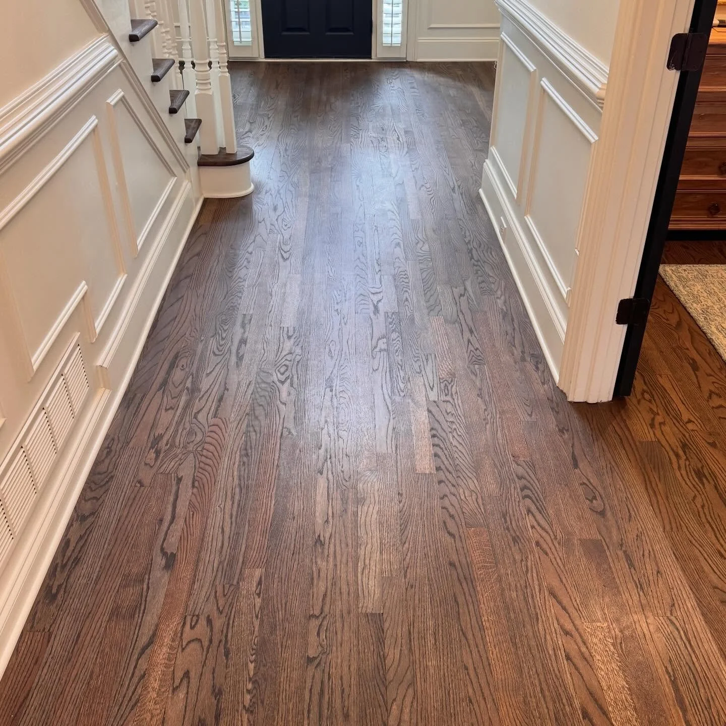 Why do we love penetrating oil so much?
Here&rsquo;s the perfect example: 4 years ago, we refinished these floors with a penetrating oil. somewhere between improper maintenance, some neglect and several dogs, these floors reached a point where they n