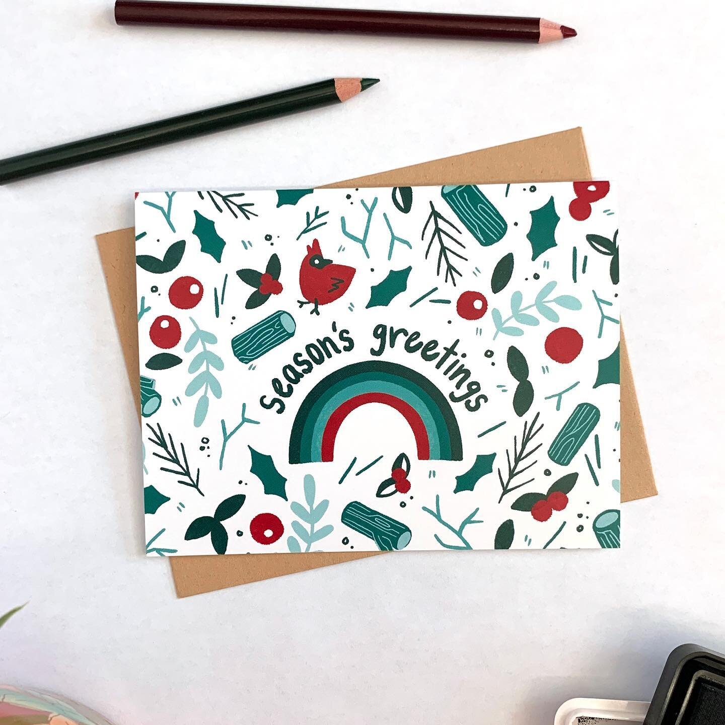 As we get closer and closer to the end of the year, don&rsquo;t forget that I have holiday cards still stocked! Plenty of my &lsquo;Winter Cheer&rsquo; design left and only a couple of the &lsquo;Dutch houses&rsquo; left!!
.
.
#greetingcarddesign #gr