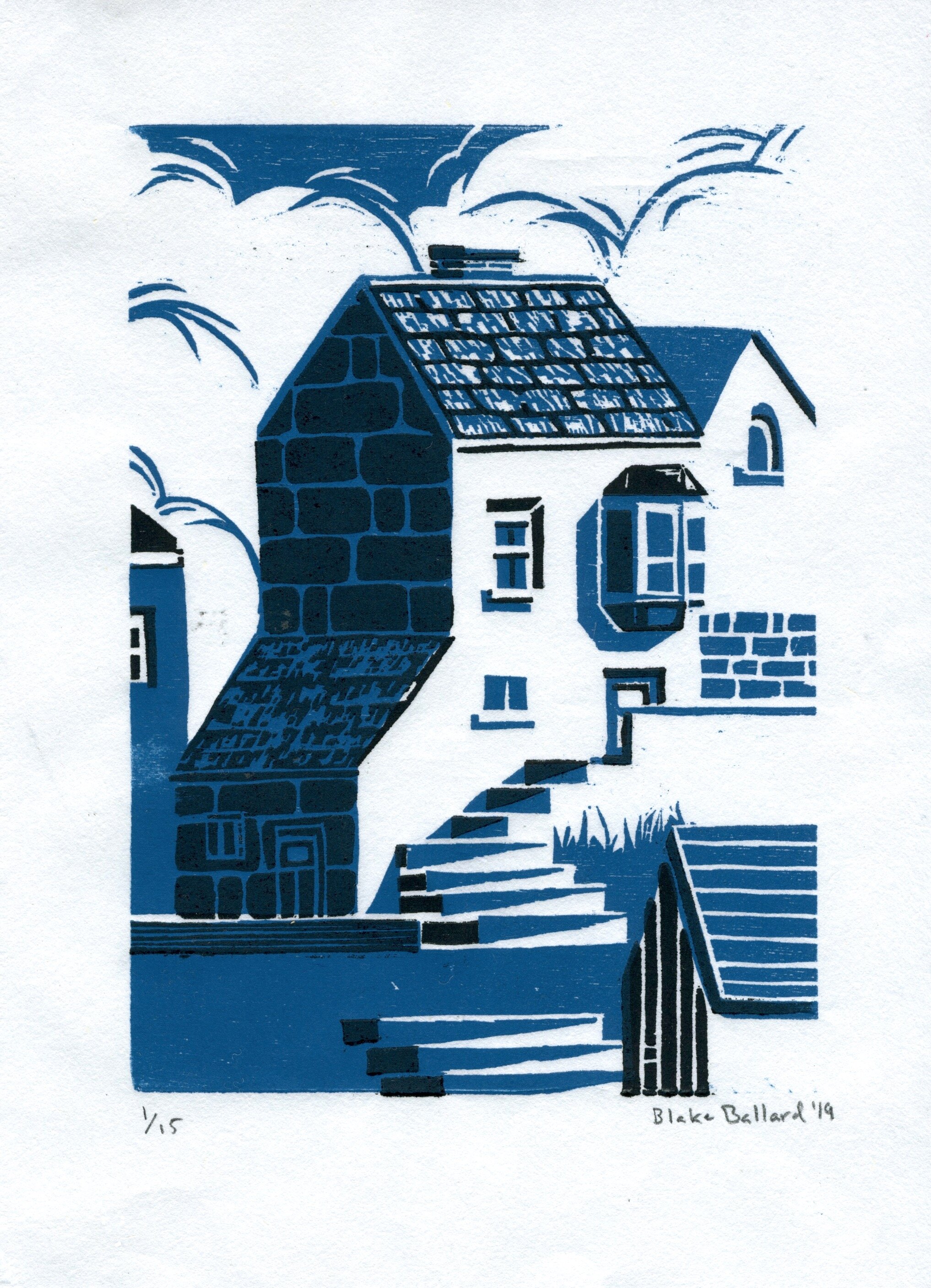 Exchange Portfolio | Woodblock Print | 2019