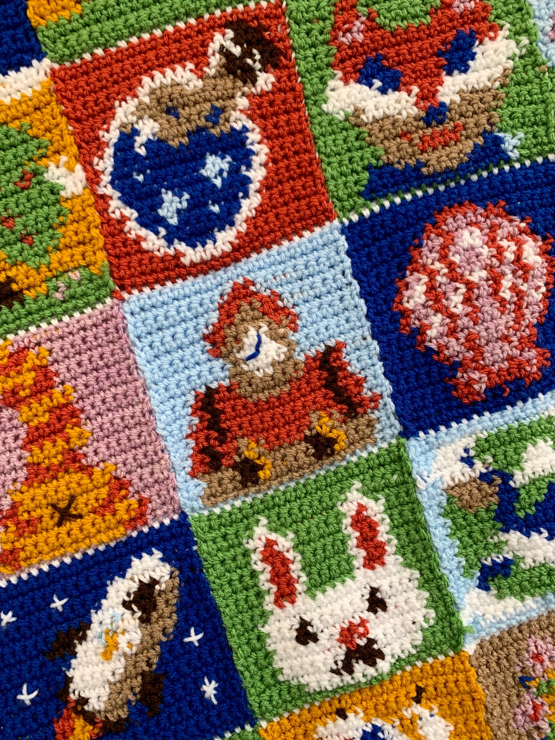 Detail: Peachtober Tapestry, 2022