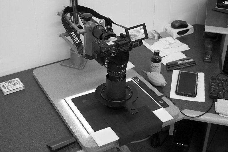 Film scanning rig