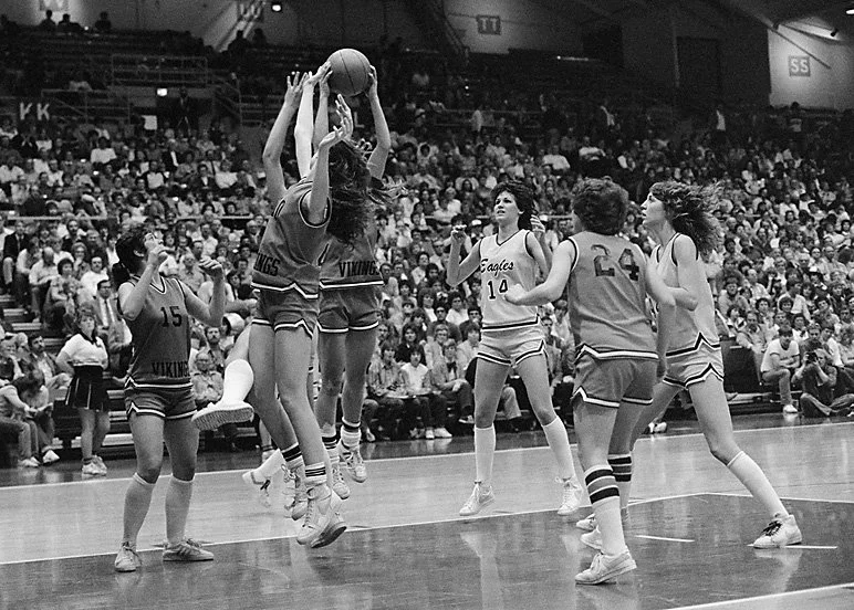 Fighting for a Rebound (Mar 1983)