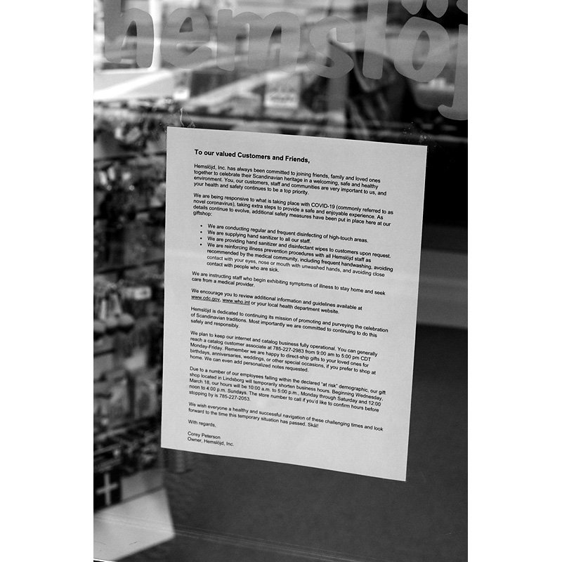 Covid-19 Pandemic 15 (Mar 2020)