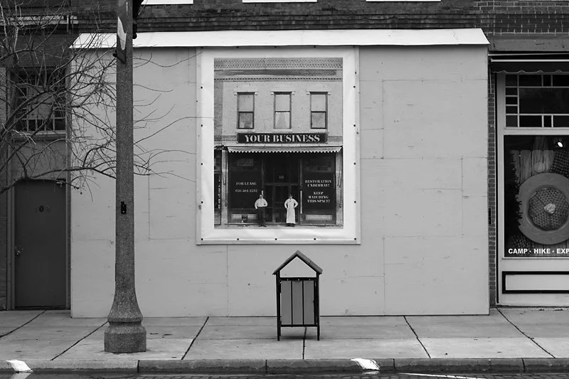 Old Storefront Renovation Underway (Mar 2020)