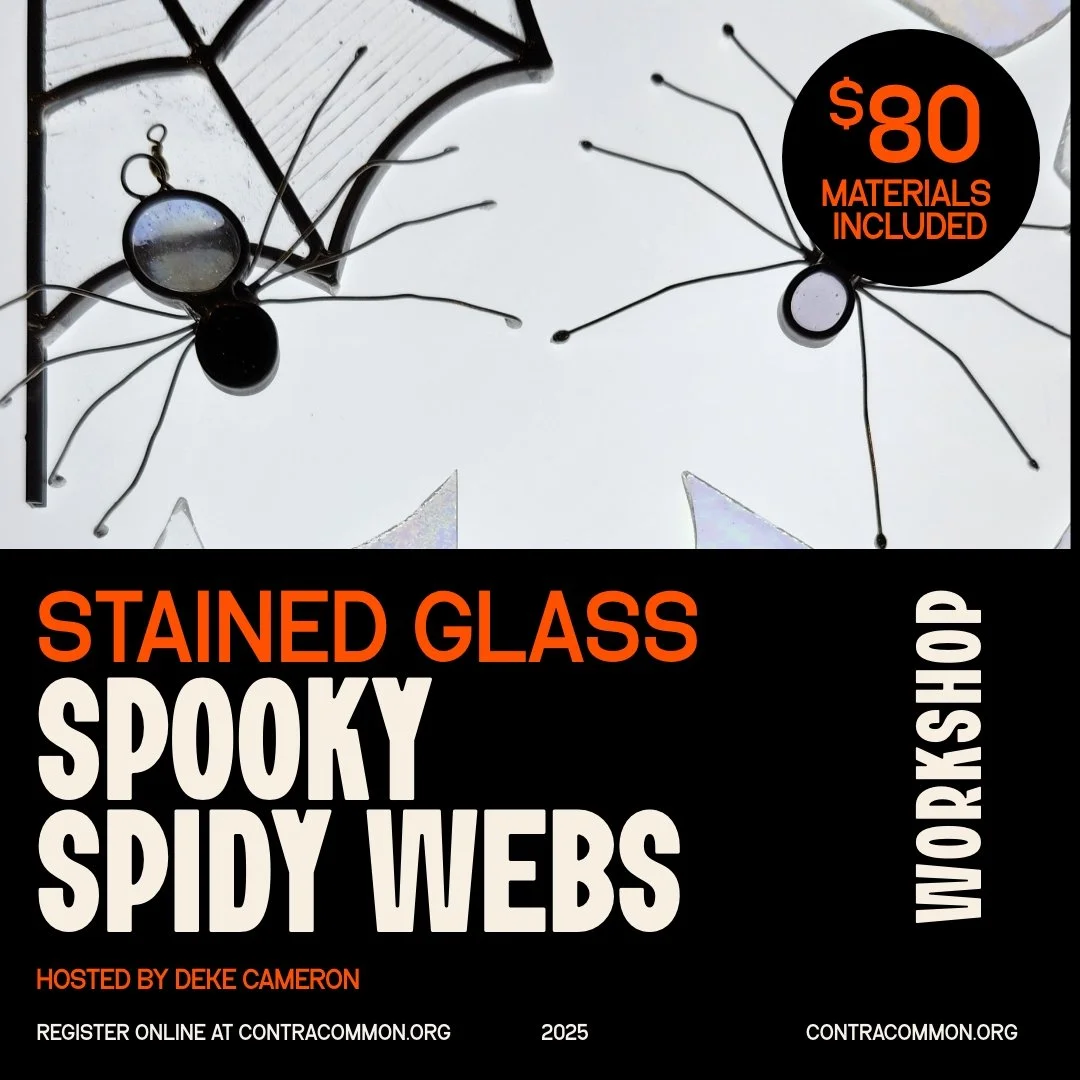 Stained Glass Spooky Spidy Webs hosted by Deke Cameron
