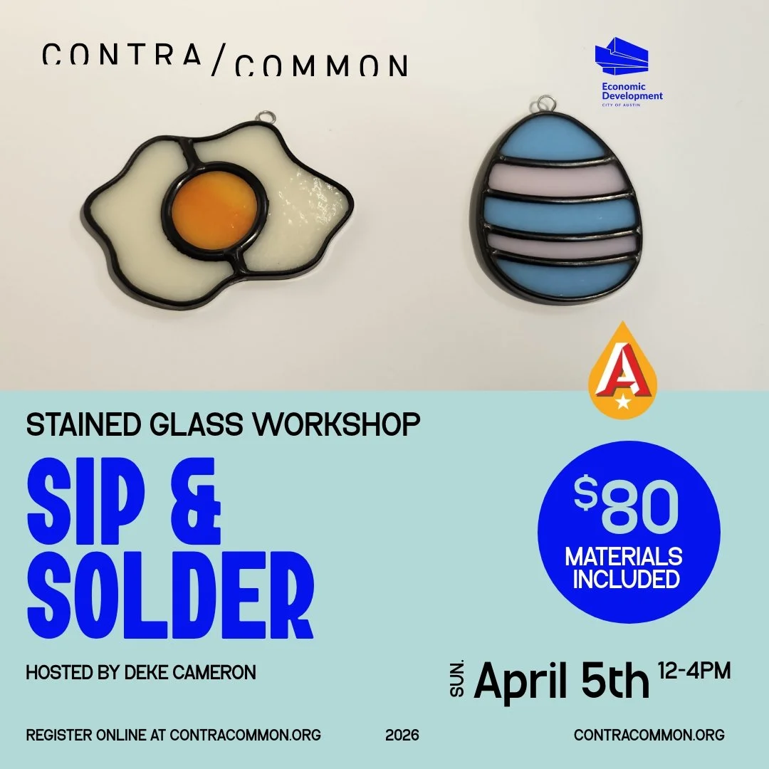 Sip + Solder Eggs: Stained Glass Workshop hosted by Deke Cameron