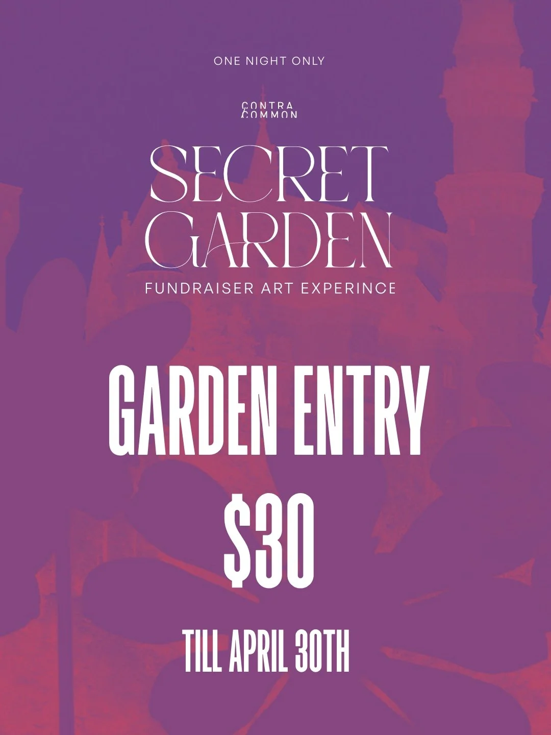 Secret Garden: Fundraiser