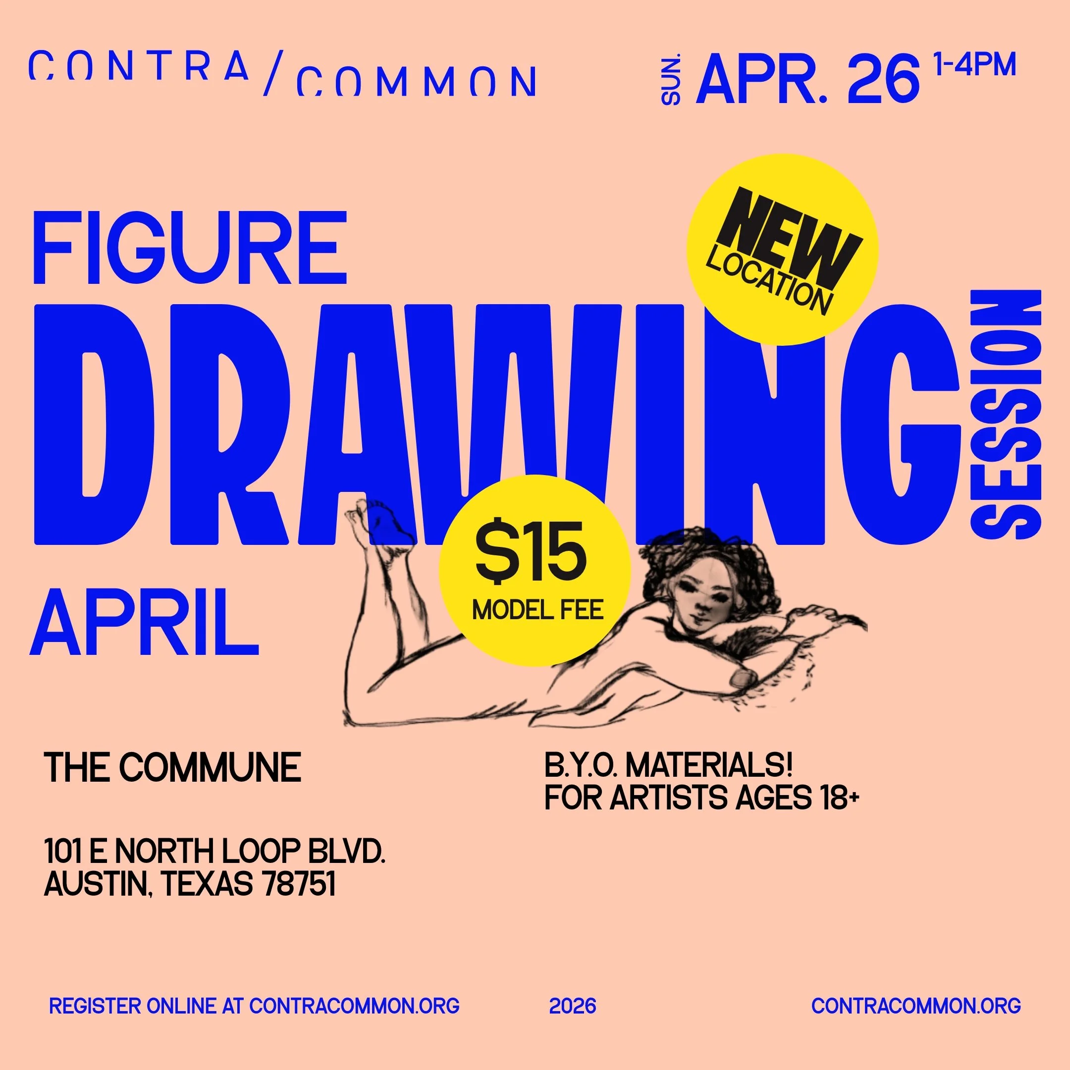 Figure Drawing Session @ The Commune
