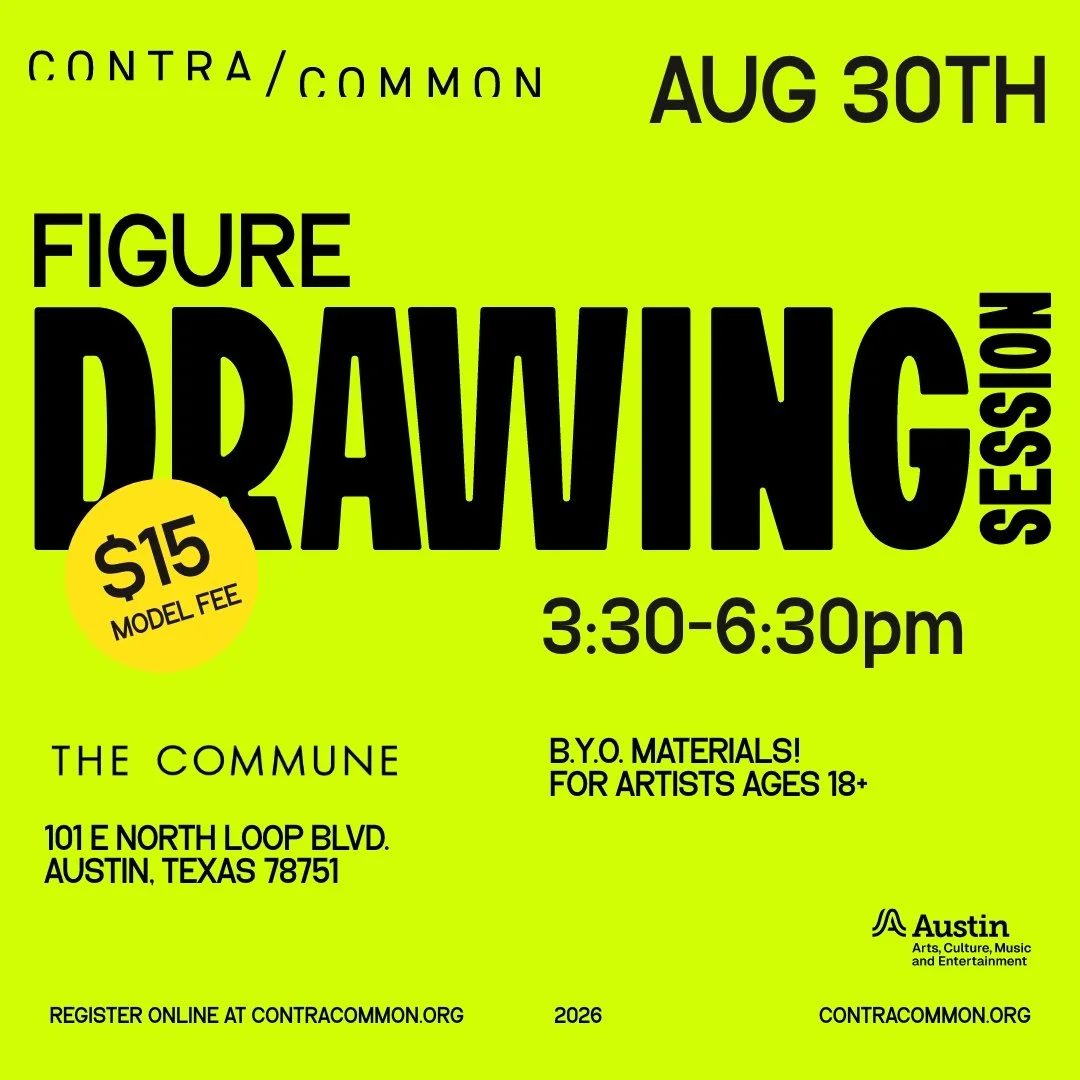 August - Figure Drawing Session @ The Commune