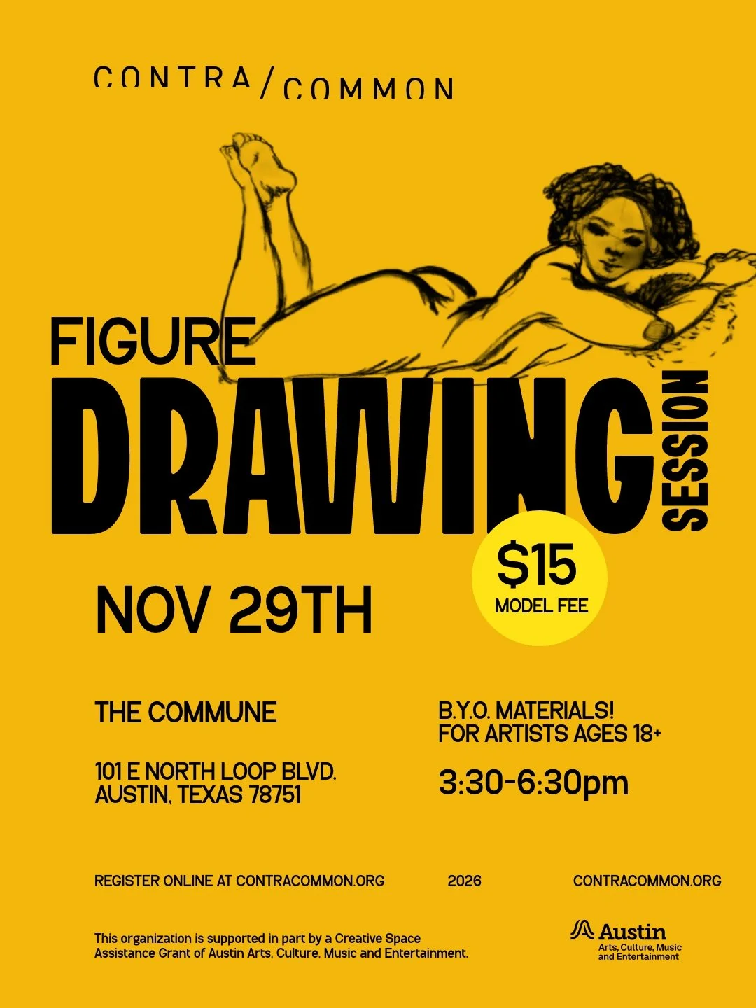 Figure Drawing Session @ The Commune