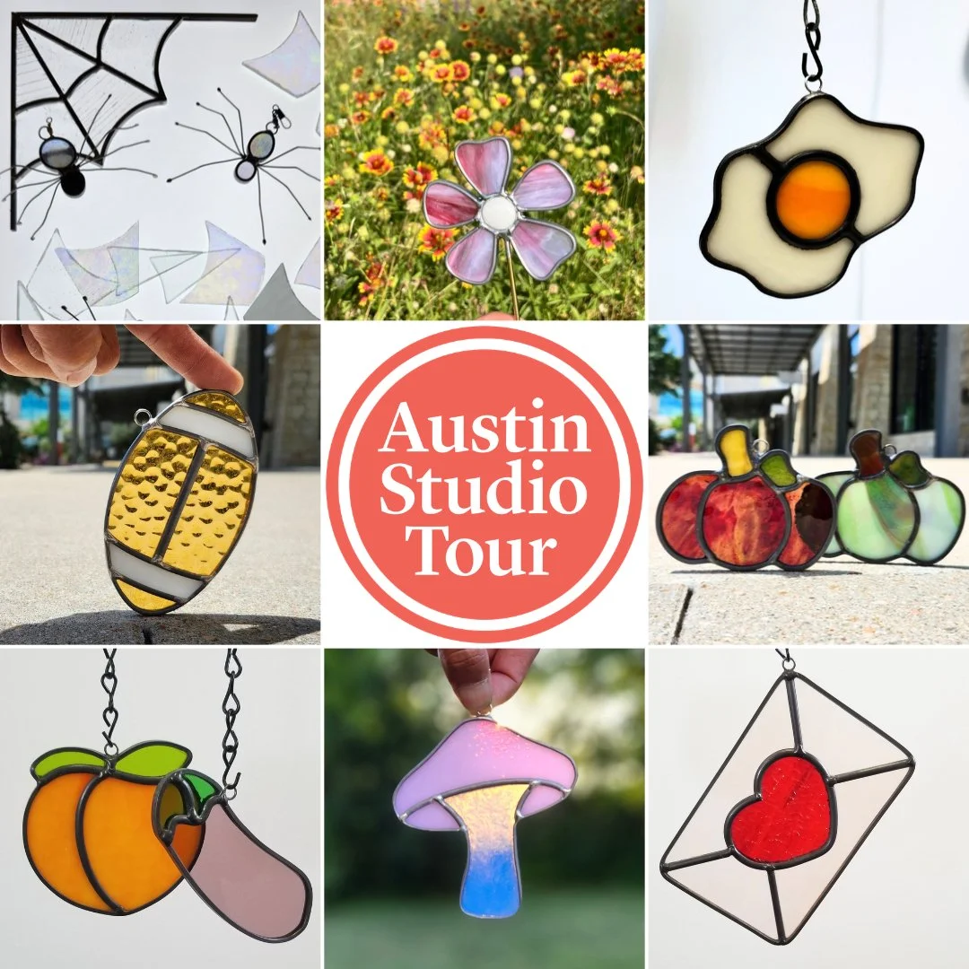 Sip + Solder: Walk-in Stained Glass Workshops @ Austin Studio Tour