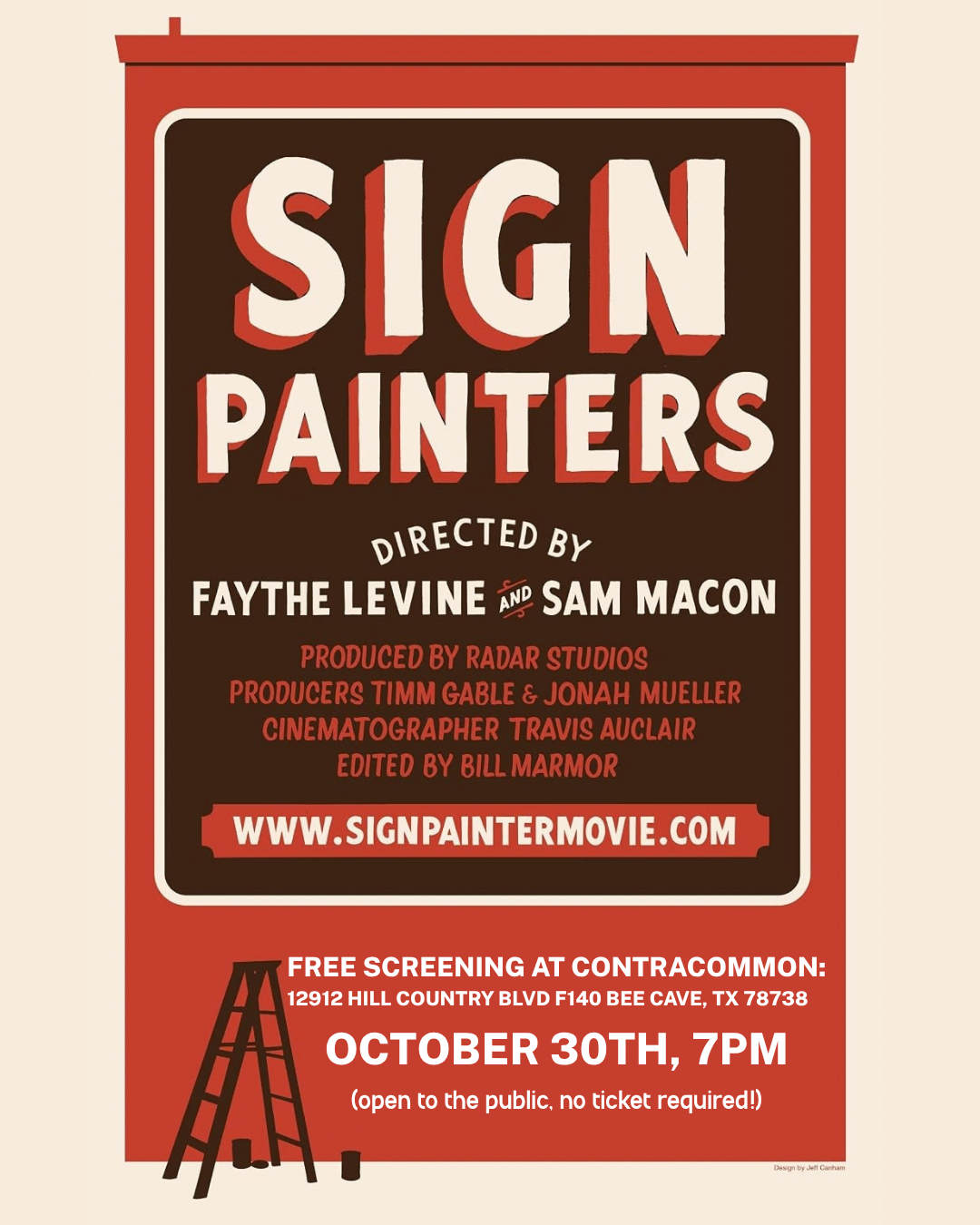 Contracommon presents Sign painters: the movie with special guest mike meyer