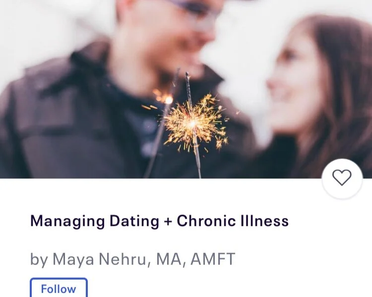 Workshop on Managing Dating w/a Chronic Illness