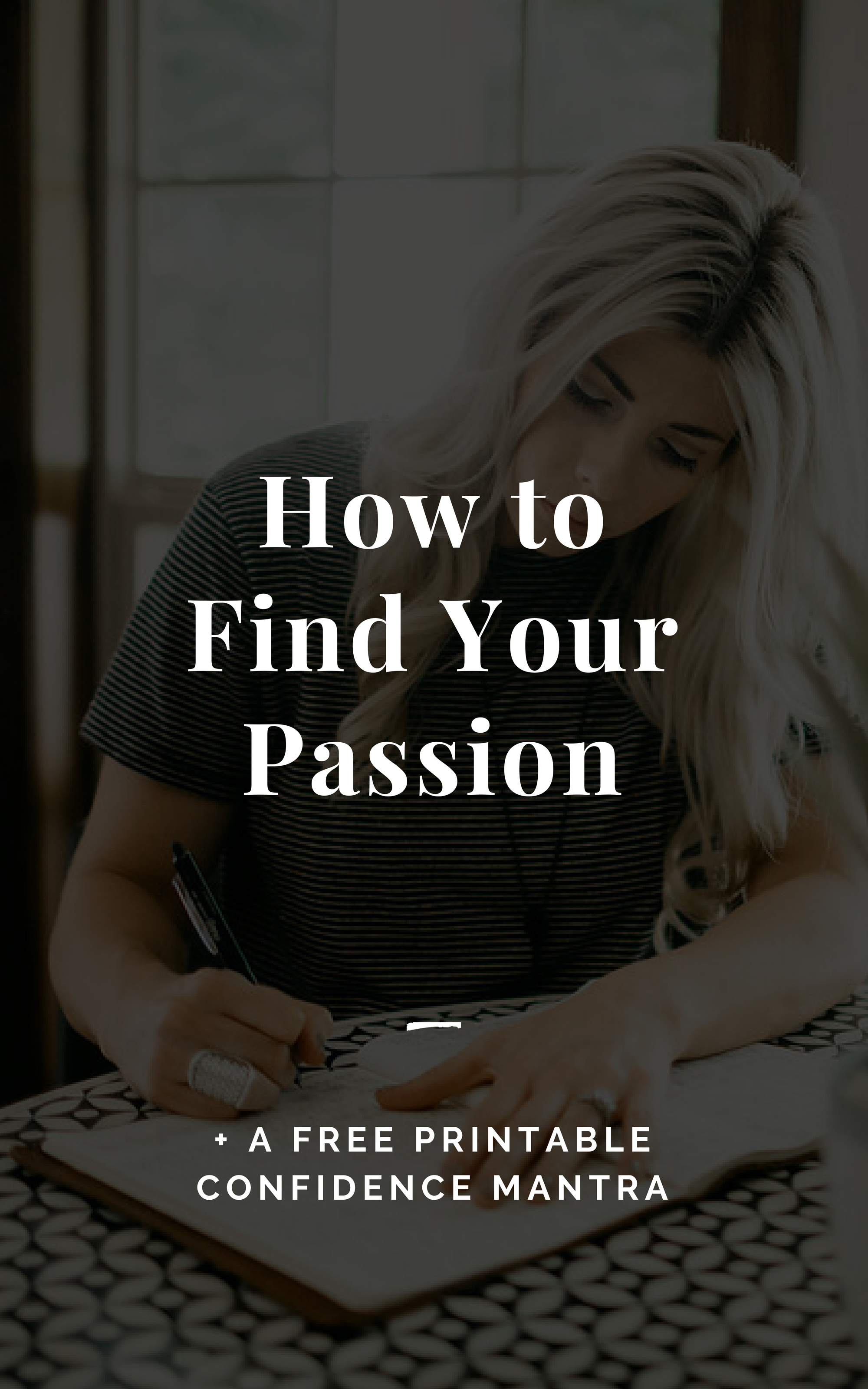 How to Find Your Passion