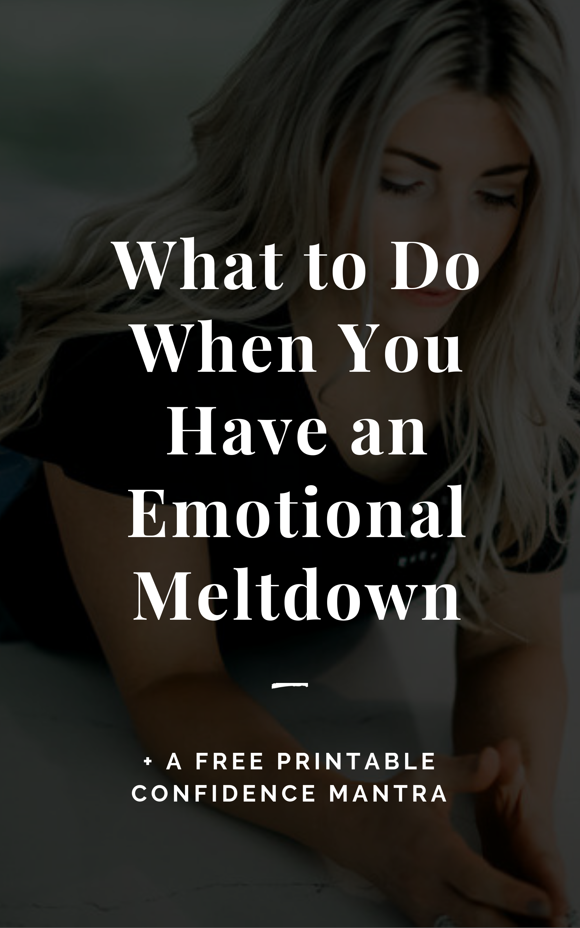 Teenage Emotional Breakdown , How to Help Teenage Girls Reframe Anxiety ...