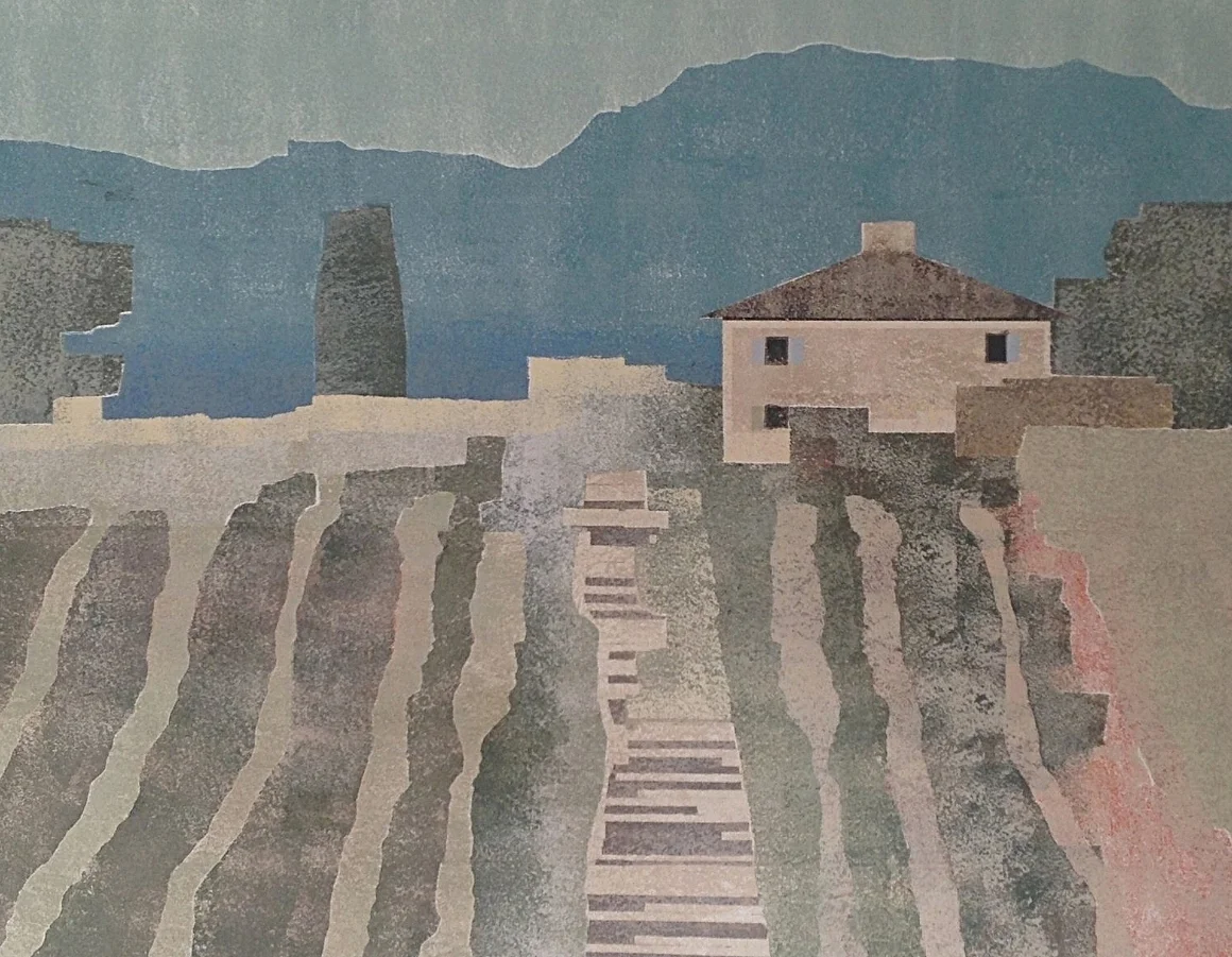  P10 Montepulciano, Tuscany Vineyards 900 x 900 Emulsion + Micro Tape 