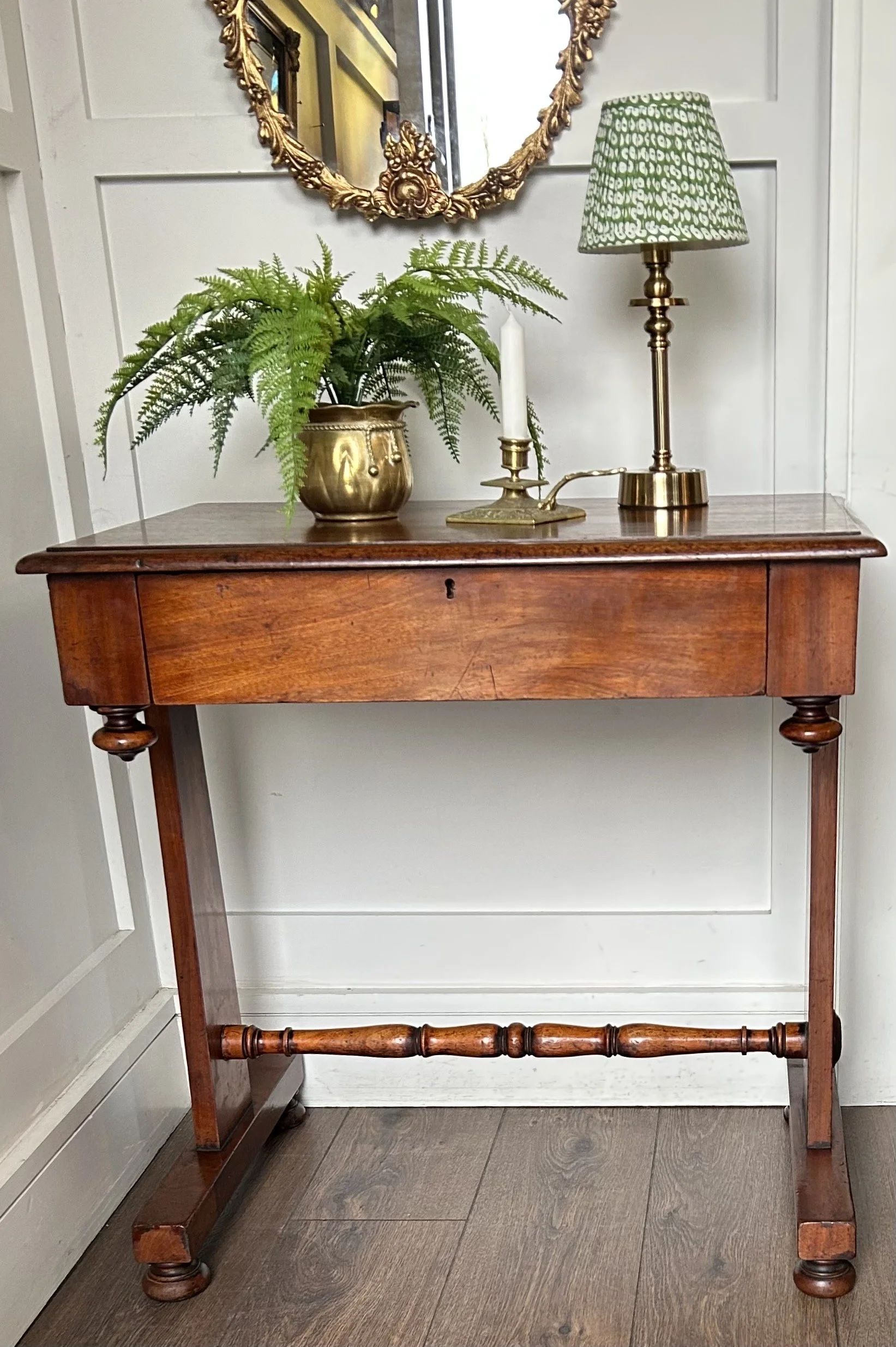 William IV Mahogany Side Table With Drawer circa 1830