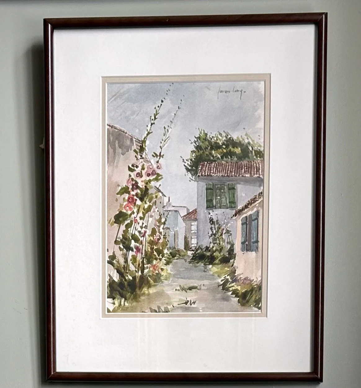 Framed Watercolour -Signed By Artist