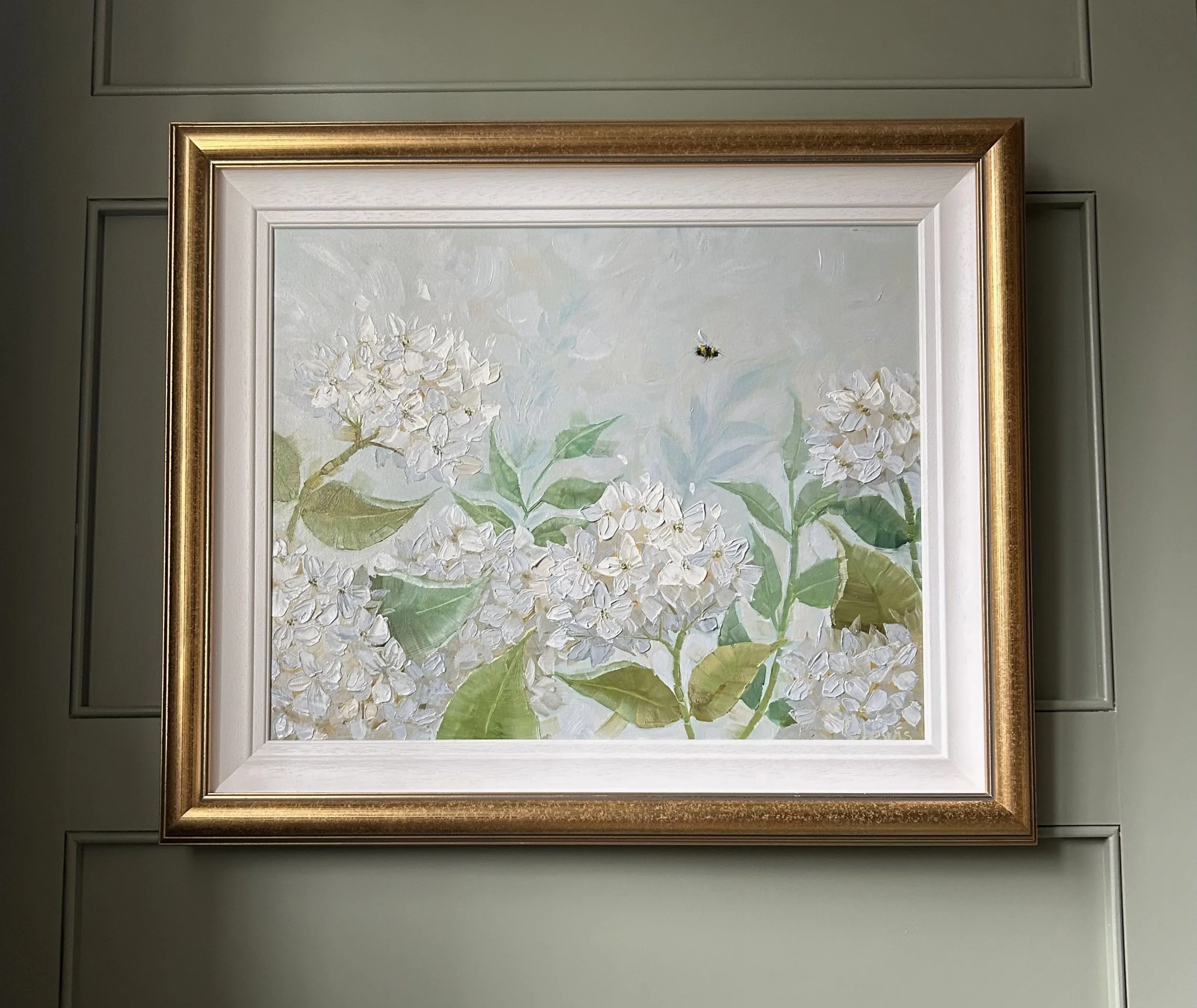 “Light Hearted” Framed Oil On Canvas By Cathy Lewis