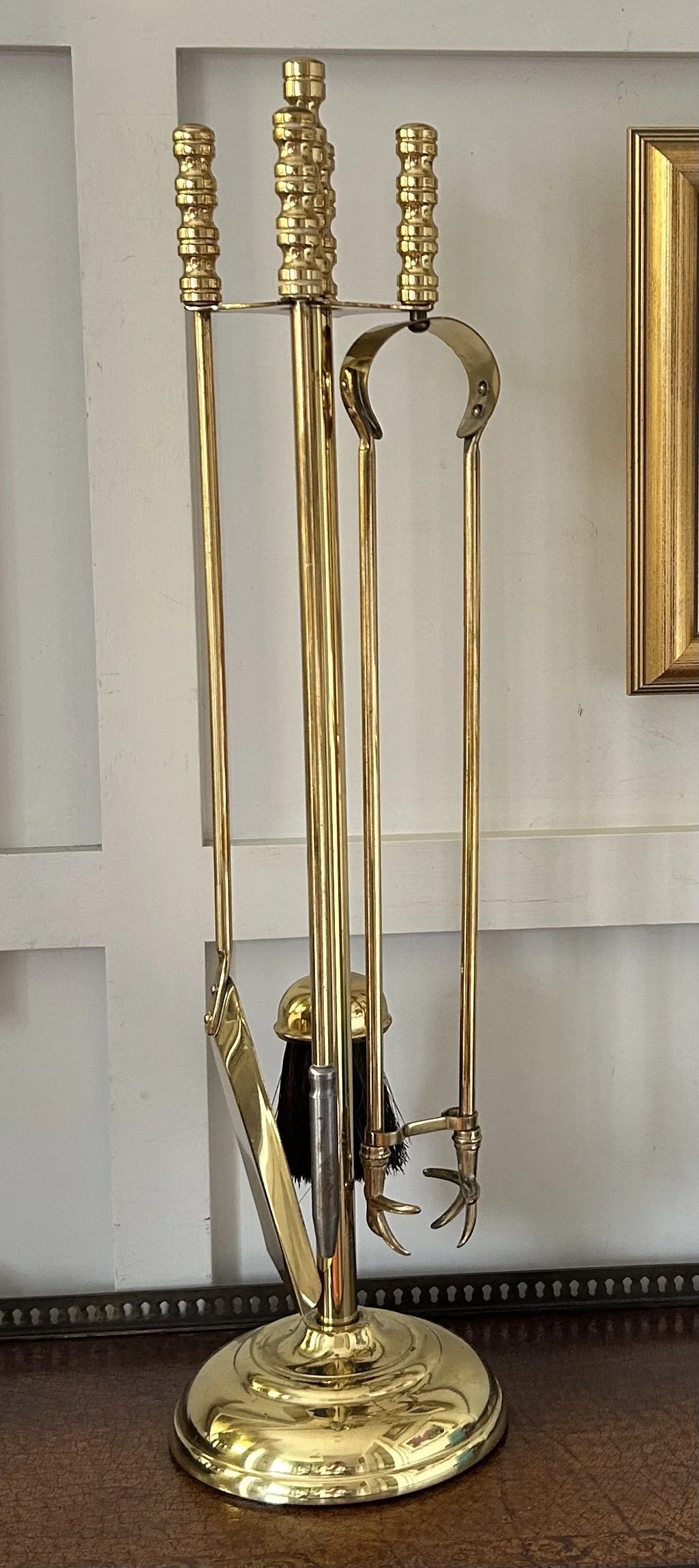 Tall Brass Companion Set