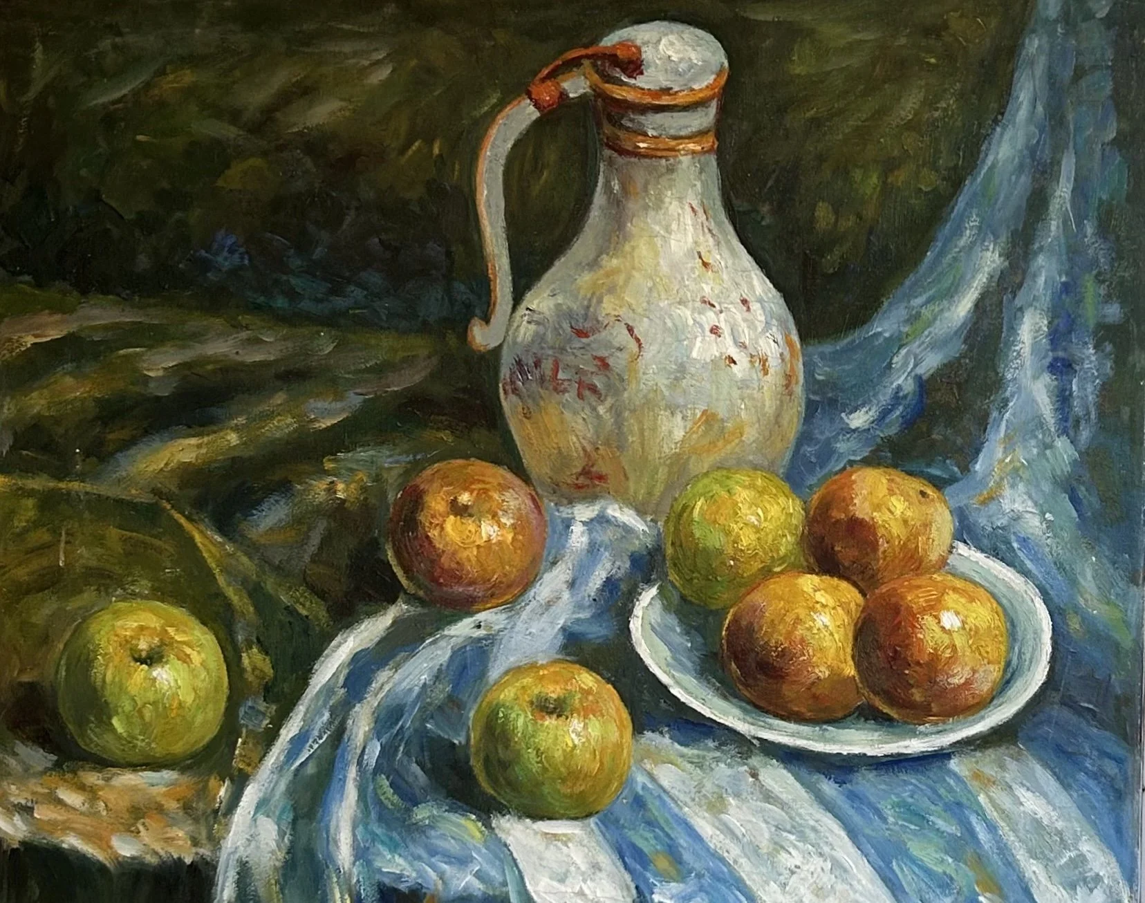 Still Life On Canvas - Unframed