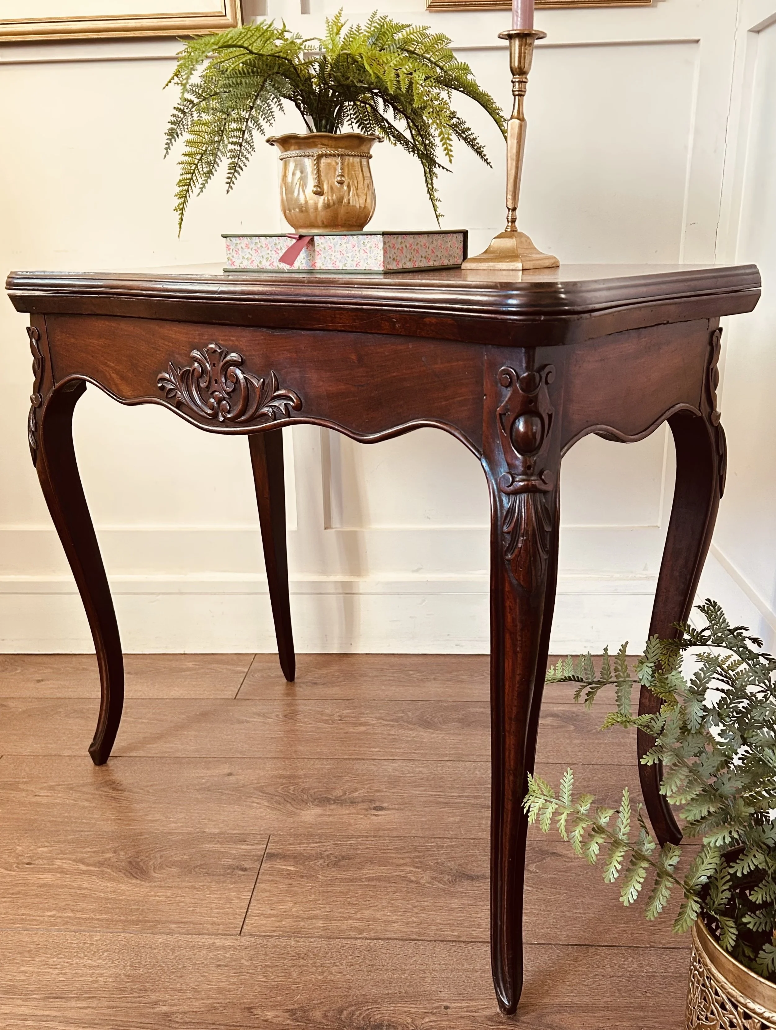 Mid 19th C French Mahogany Console Table