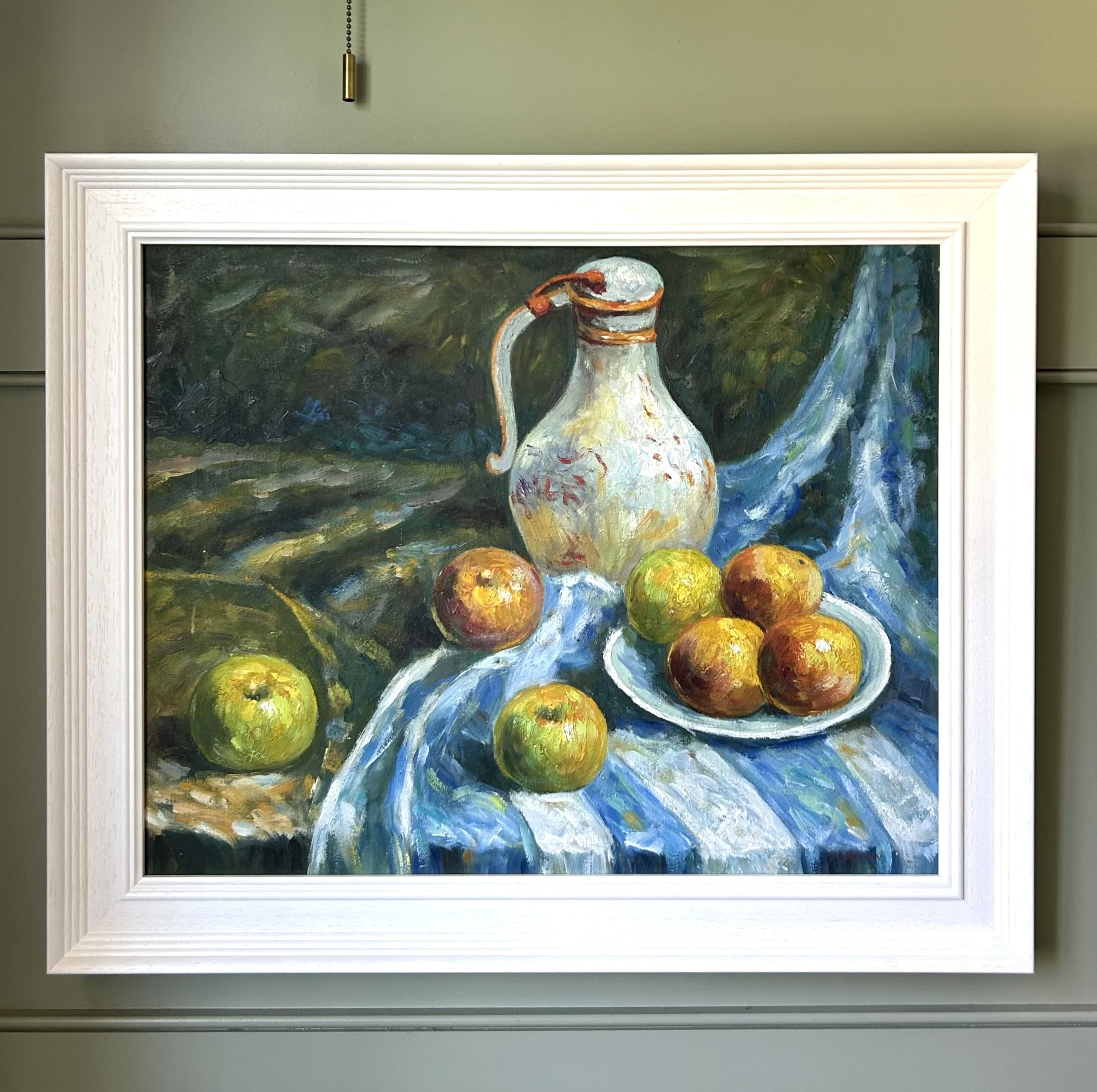 Framed Still Life Oil Painting - Study of Fruit