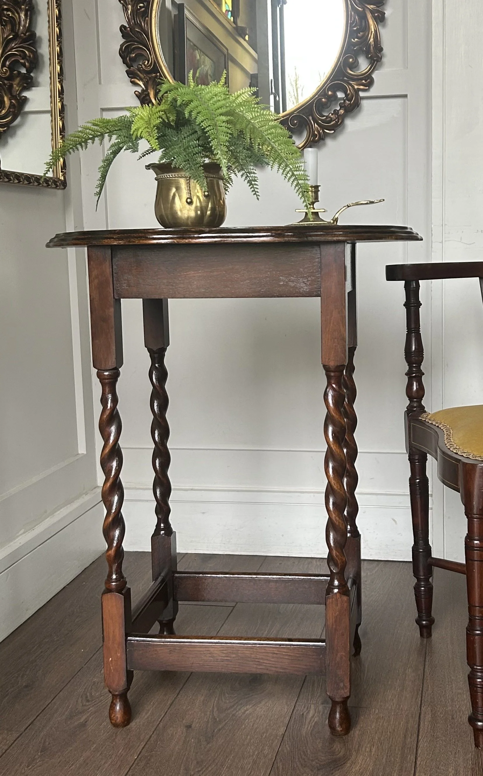 Edwardian Oak Side Table