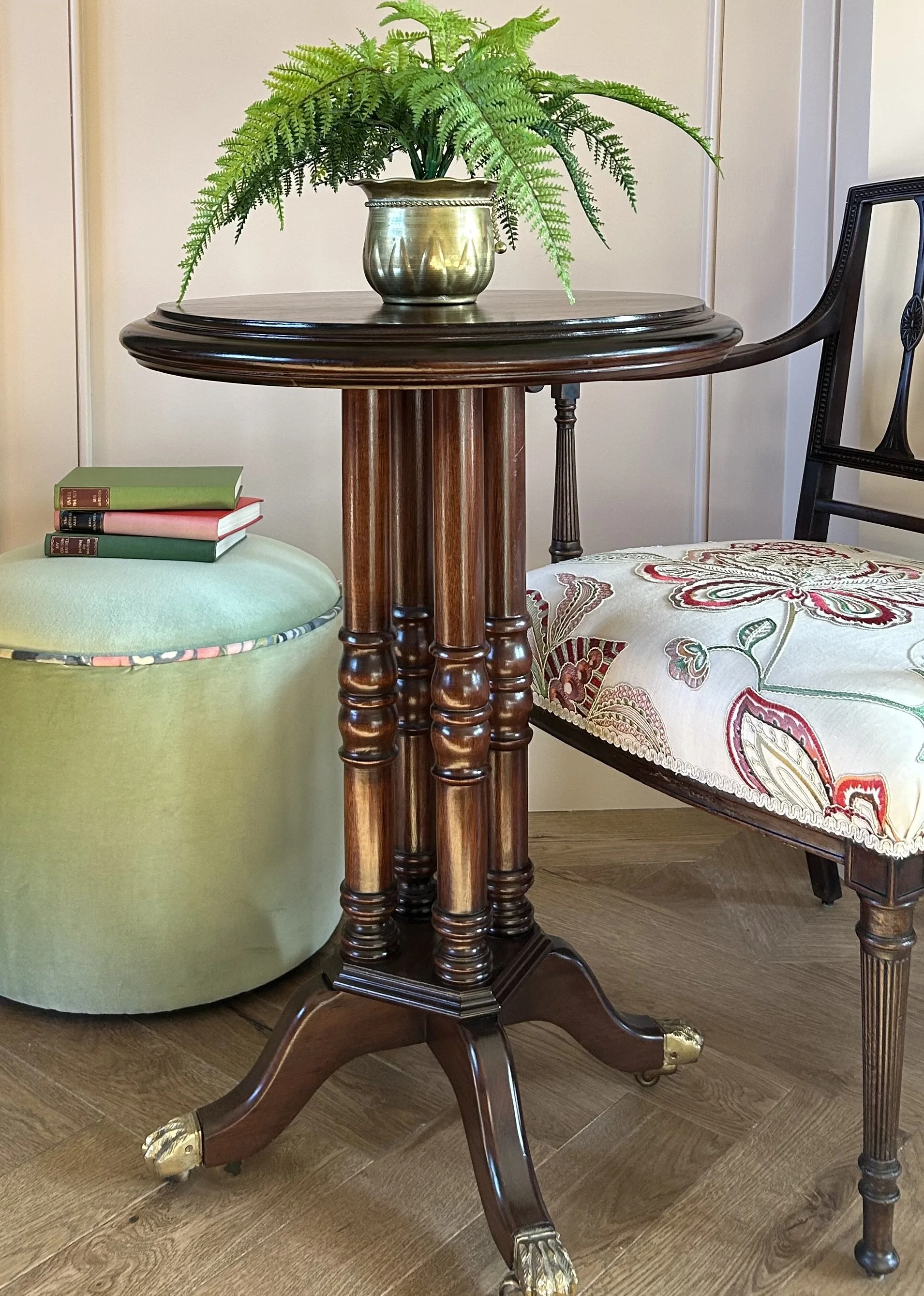 Mahogany Lamp Side Table