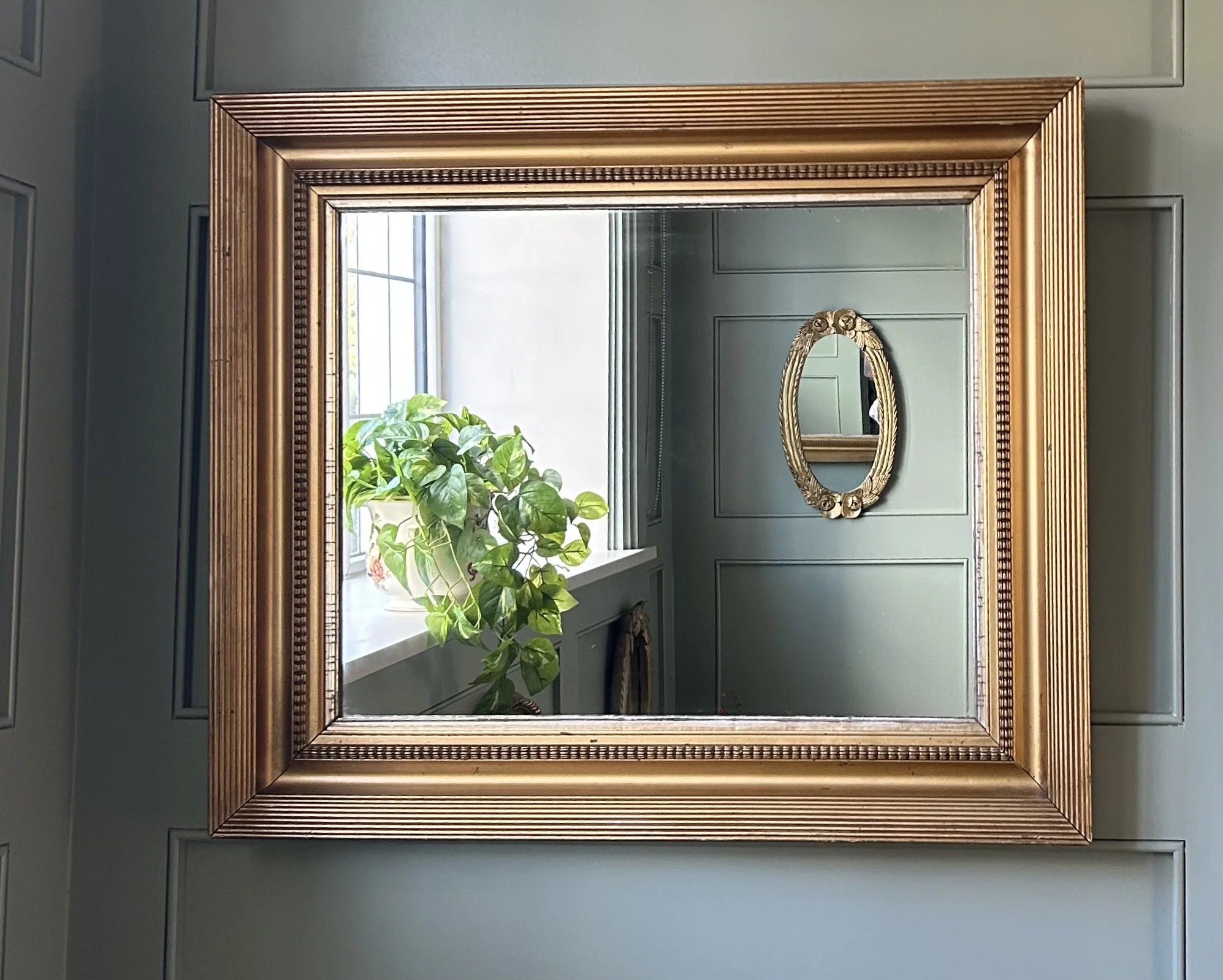 Victorian Style Gilt Framed Mirror