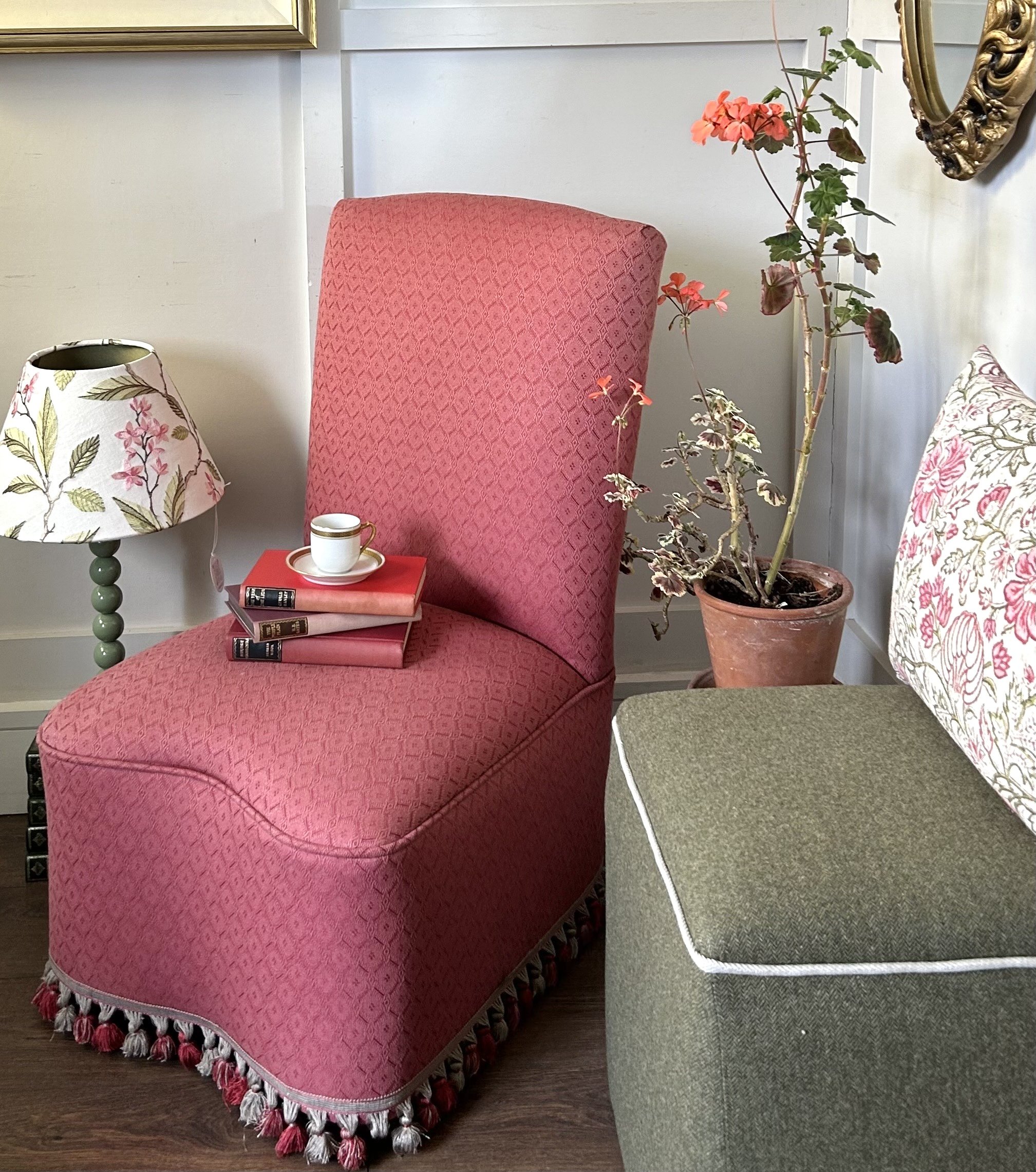 Newly Upholstered Side Chair