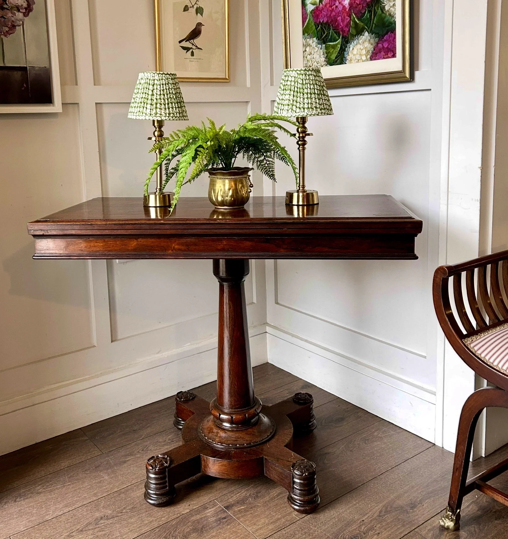 William IV Rosewood Console Table