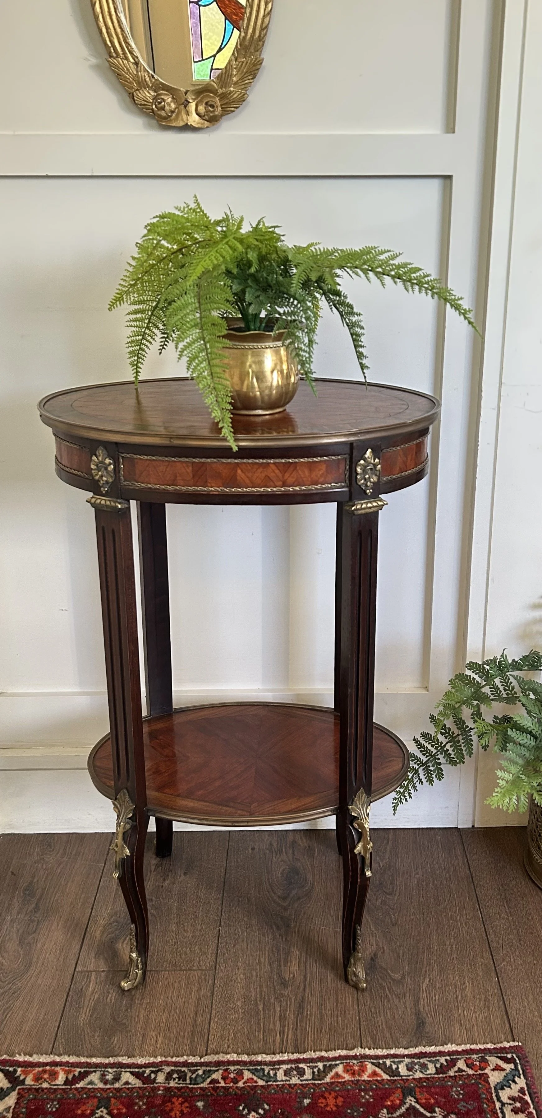 Late 19th c Kingwood Walnut Side Table