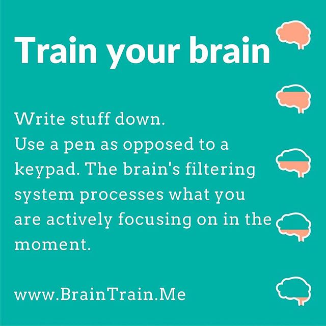 Train your brain 🧠⠀
Your brain has the ability to learn and grow as you age - a process called neuroplasticity.  BUT you have to train it on a regular basis. ⠀
I will be posting Brain Training Tips⠀
🧠⠀
#Brain #NeuroPlasticity #BrainTrain #Grow #Lea