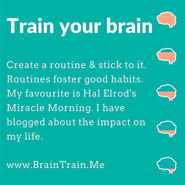 Train your brain to break bad habits🧠⠀
Your brain has the ability to learn and grow as you age - a process called neuroplasticity.  BUT you have to train it on a regular basis. ⠀
I will be posting Brain Training Tips⠀
🧠⠀
#Brain #NeuroPlasticity #Br